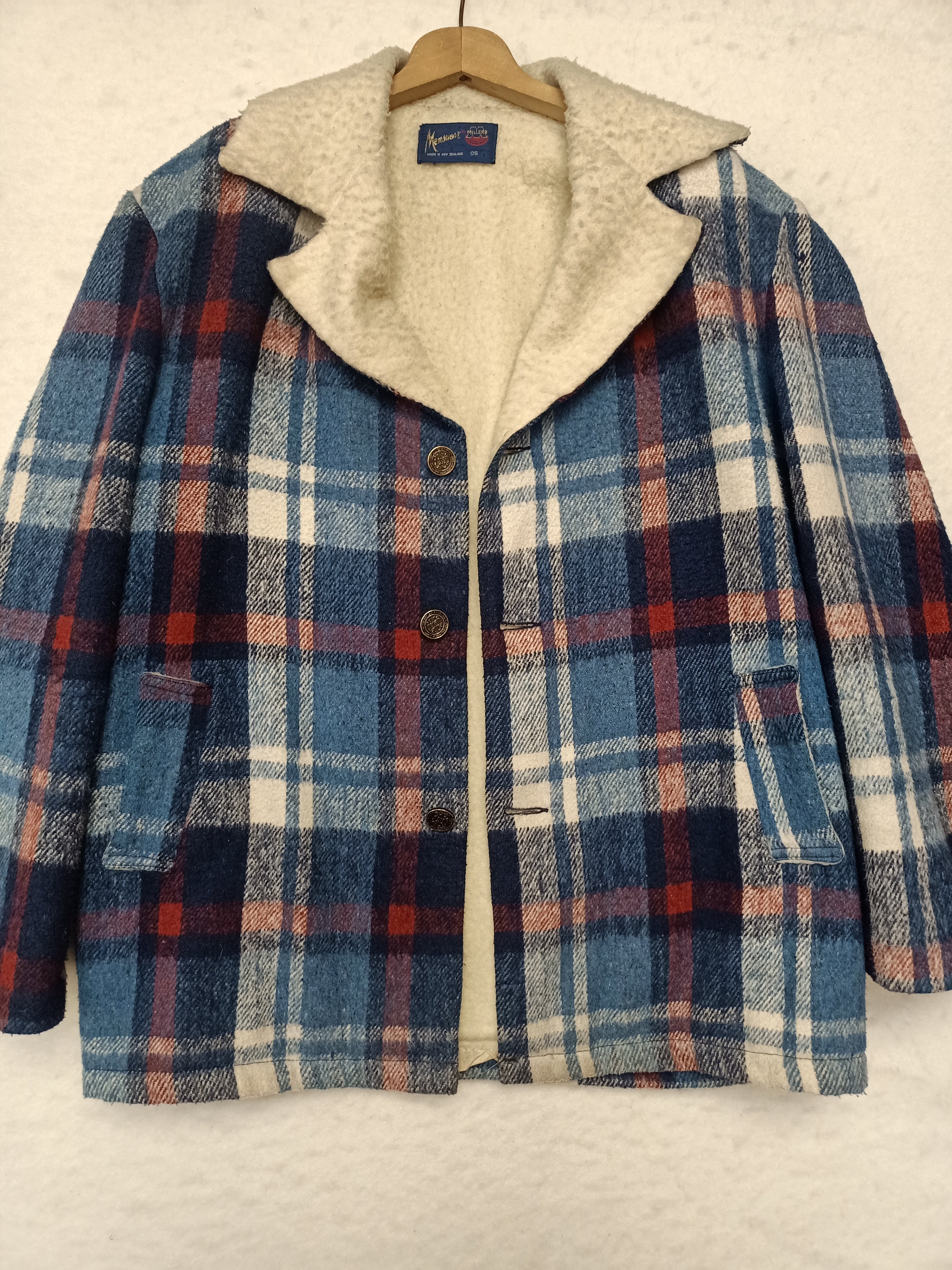 Vintage Mens Millers Plaid Jacket