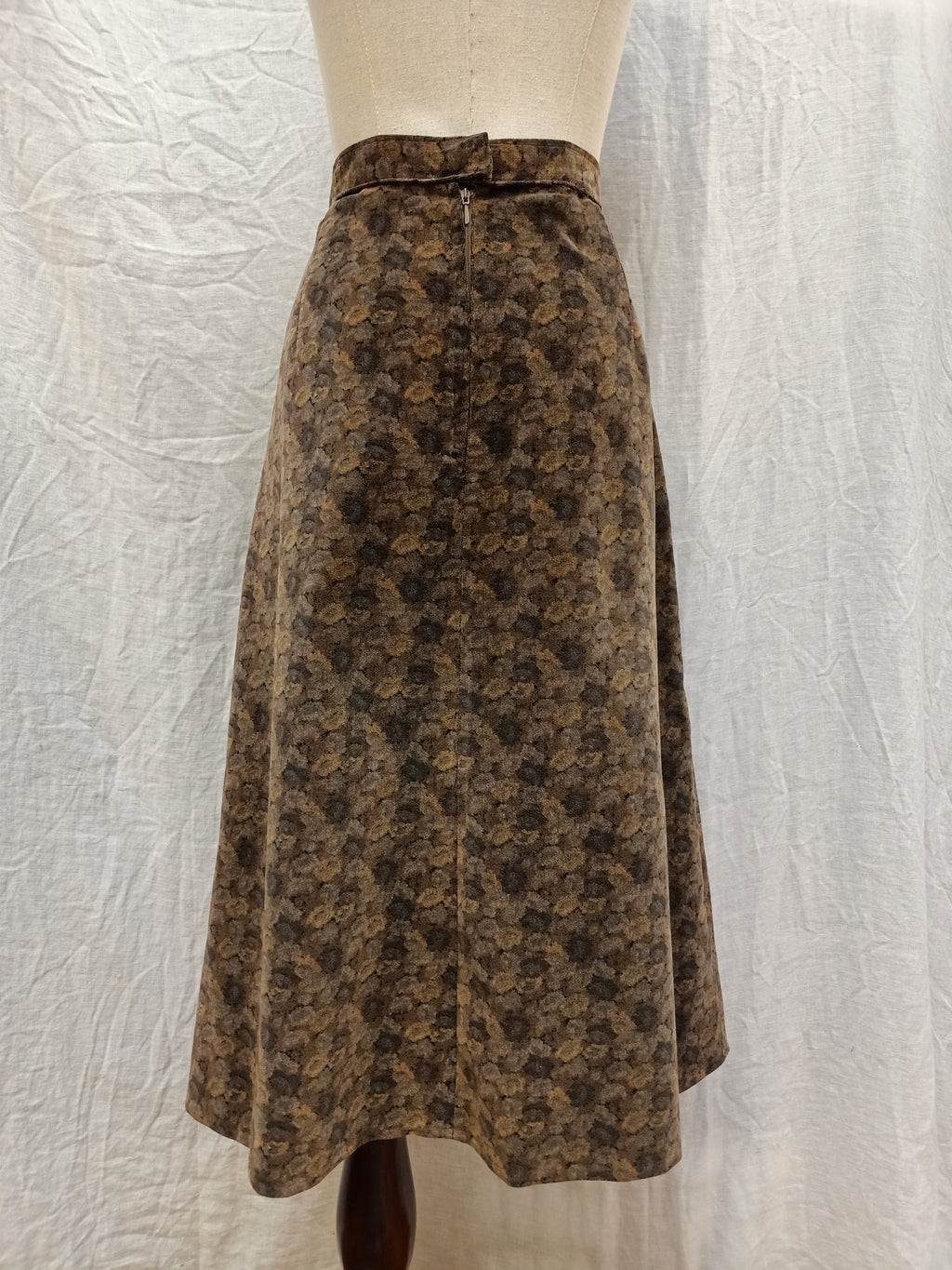 Retro Brown Skirt