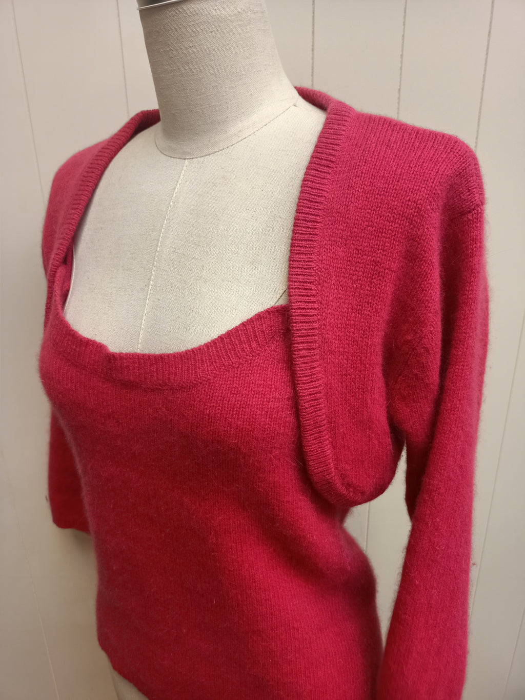 Shirt and Bolero Knit Co-Ord Set