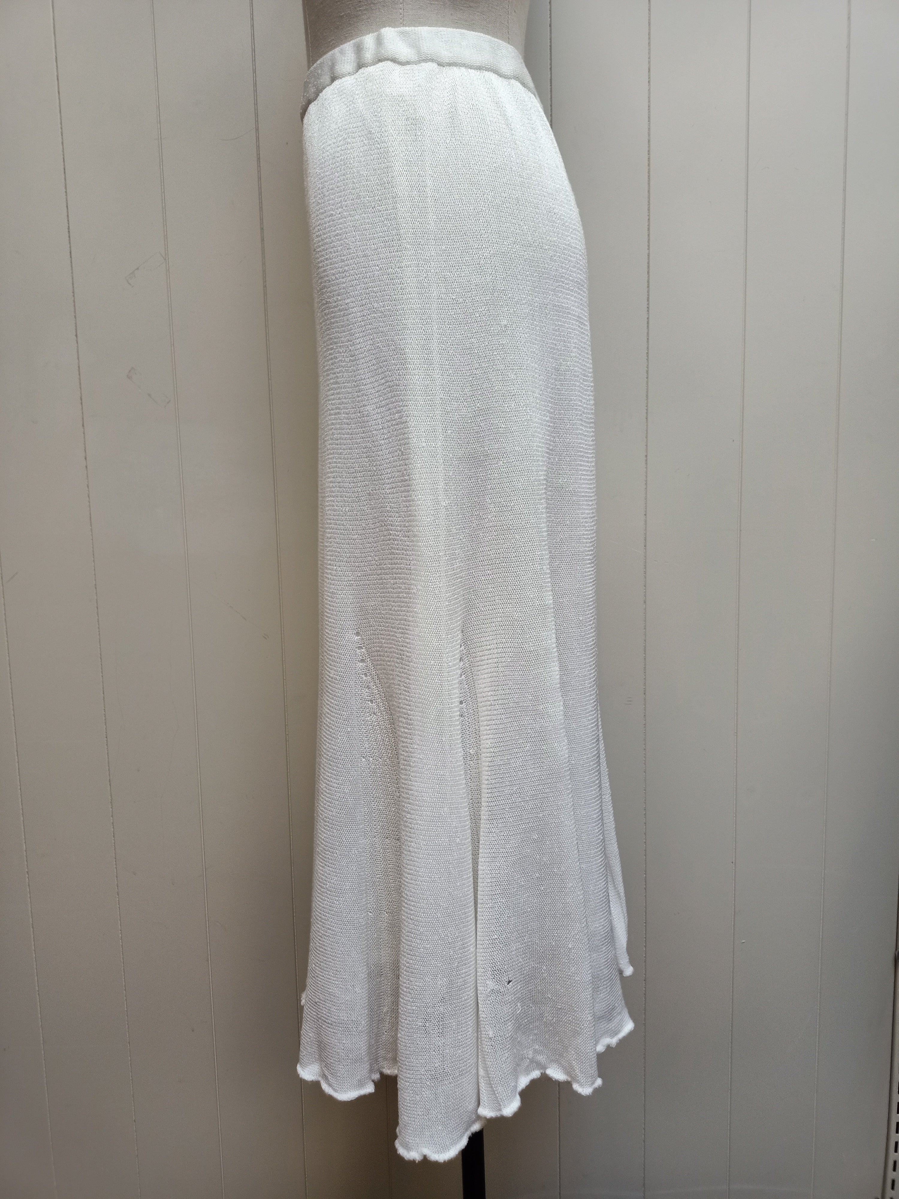 Vintage Knit Godet Skirt