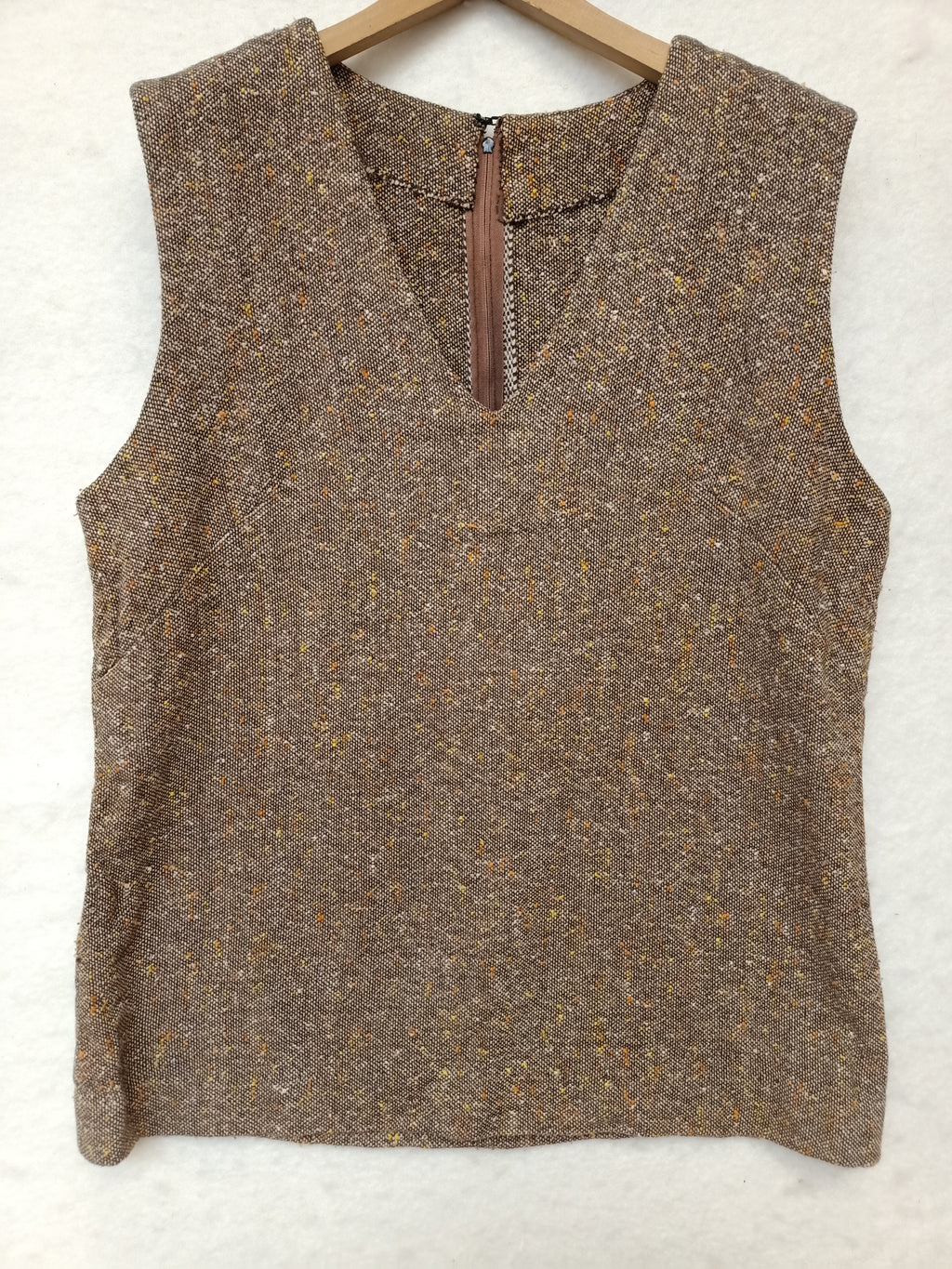 Vintage Brown Slub Shirt