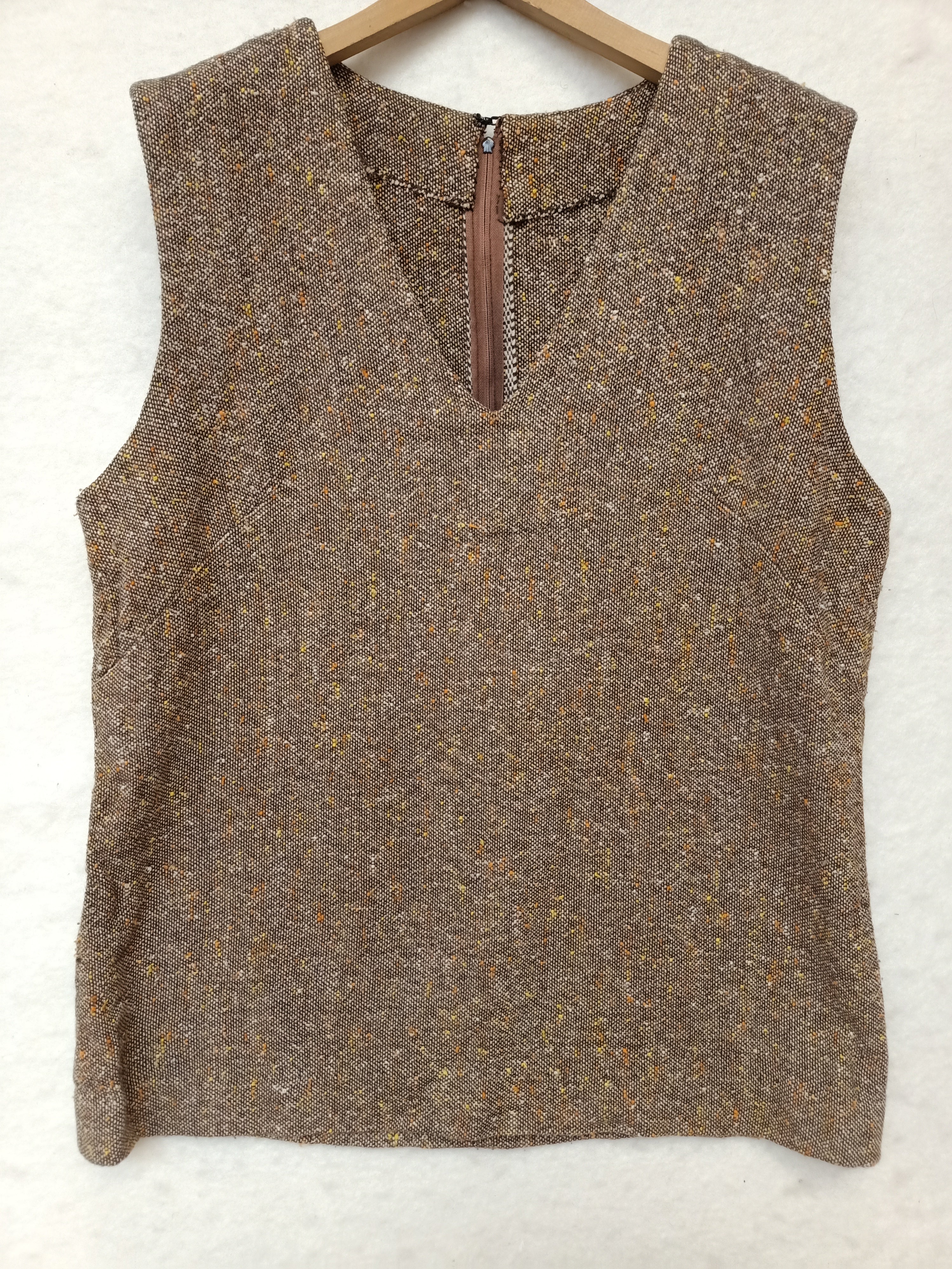 Vintage Brown Slub Shirt