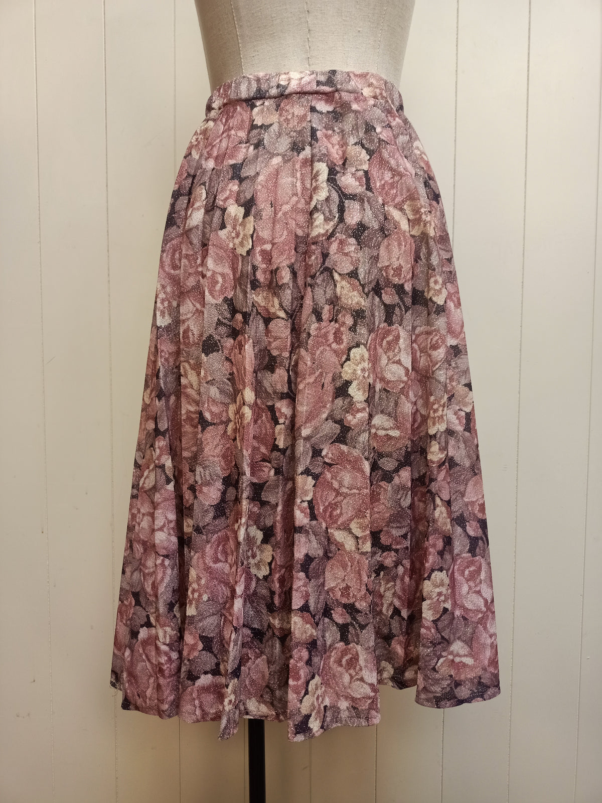 Vintage Sarah Leigh Floral Sparkle Co-Ord Set