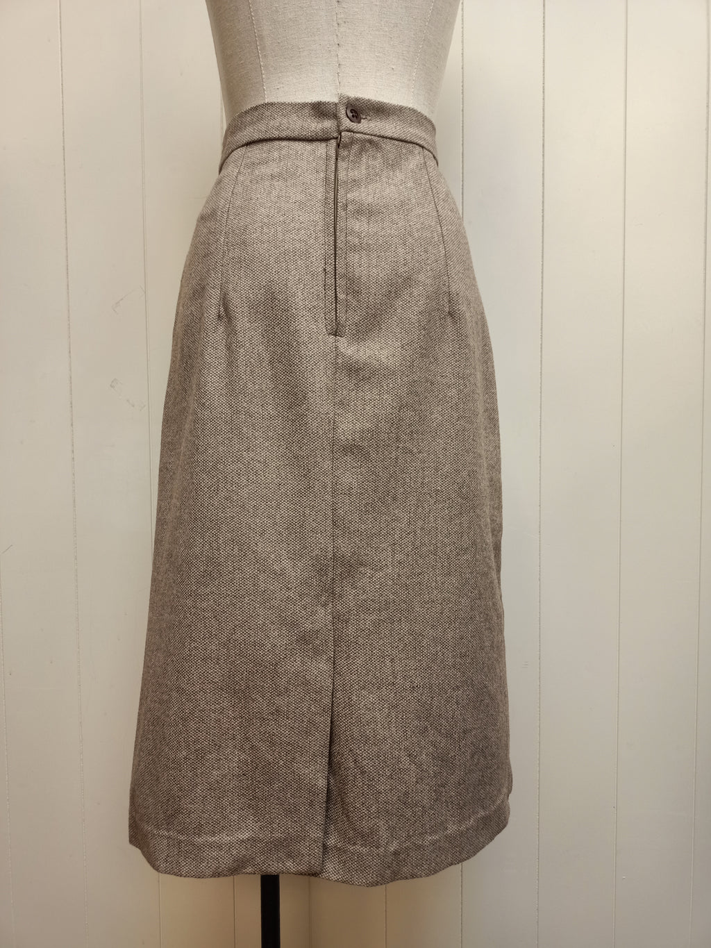 Vintage Wool Pencil Skirt