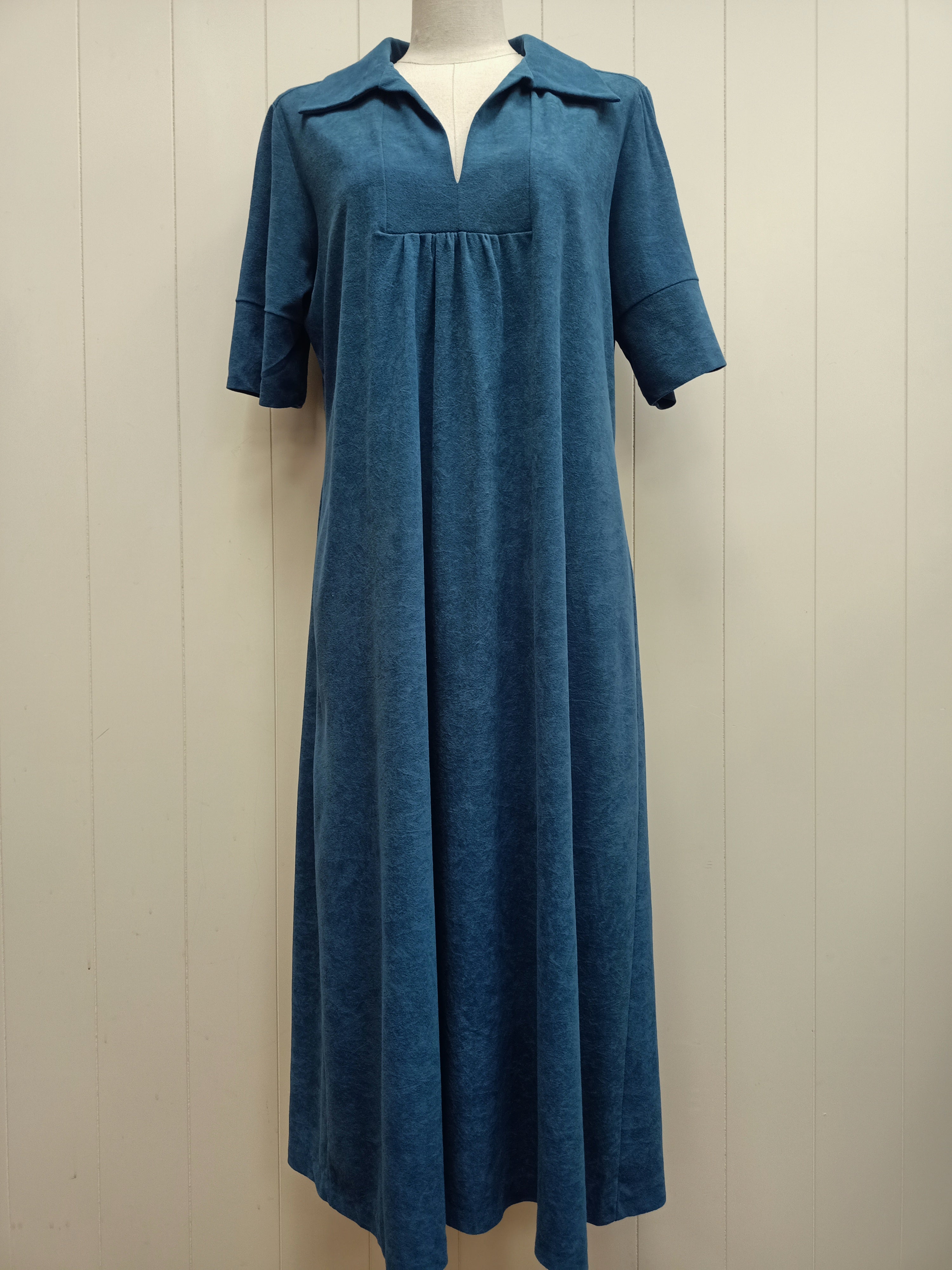 Vintage Osti Fashions Teal Dress