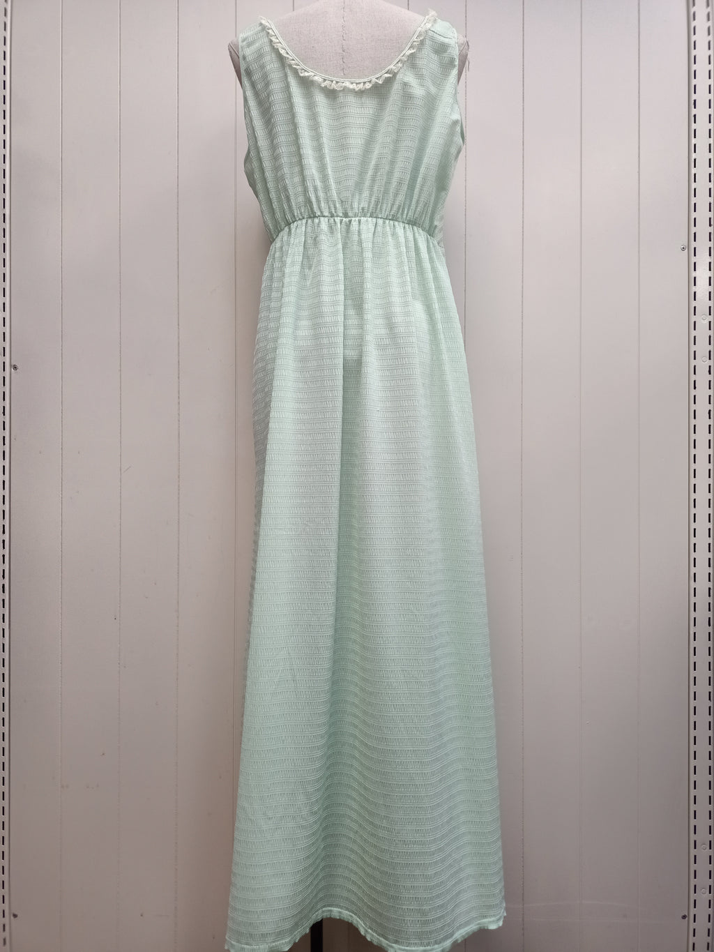 Vintage Mint Textured Stripe Nightie