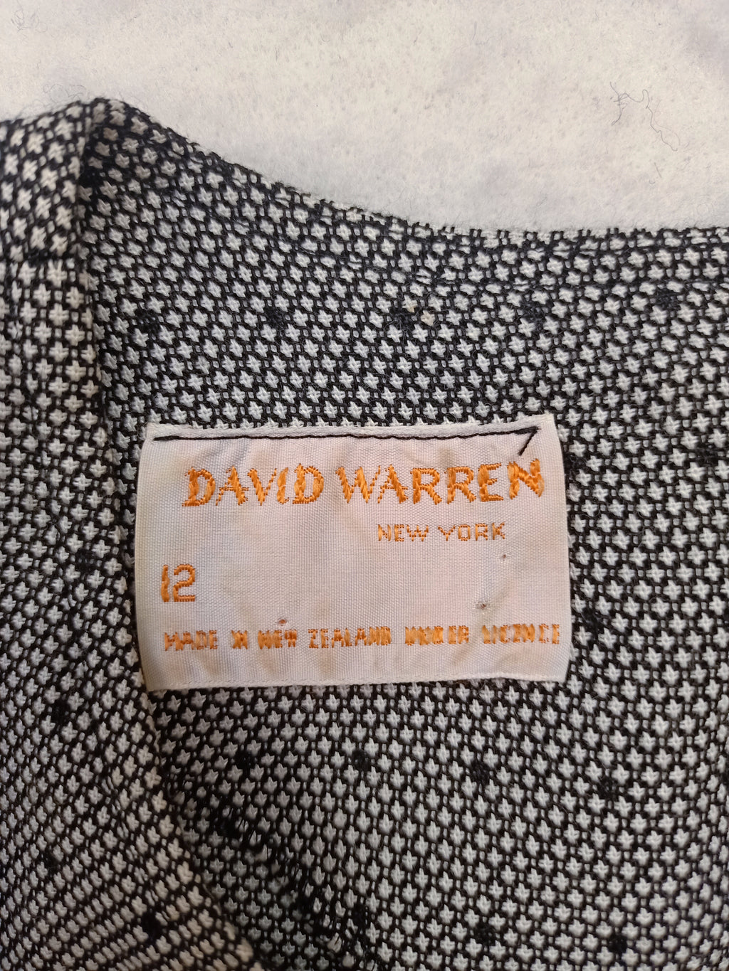 Vintage David Warren Peplum Dress