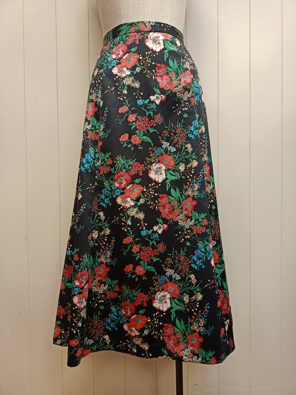 Vintage Floral Satin Co-Ord Set