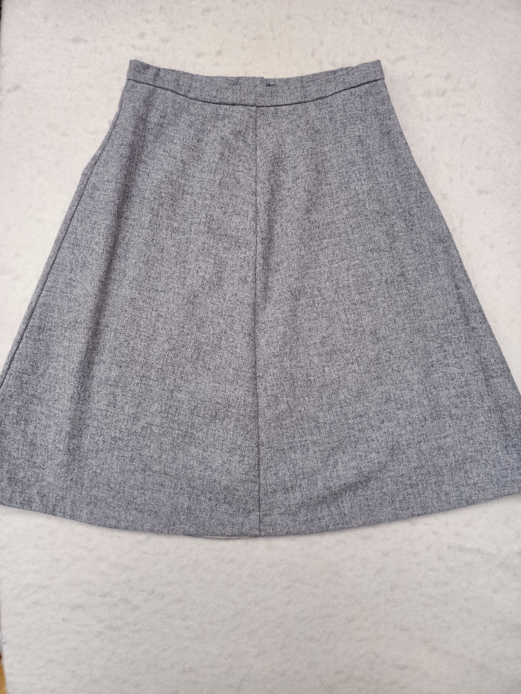 Vintage Grey Tweed Skirt