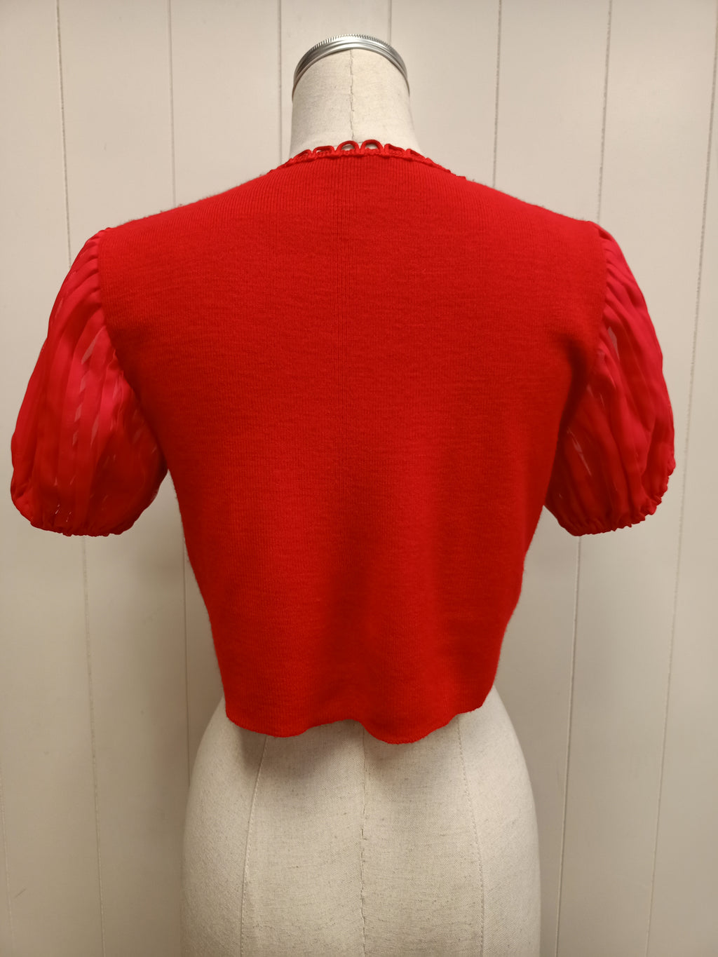 Vintage O-Ring Cropped Shirt