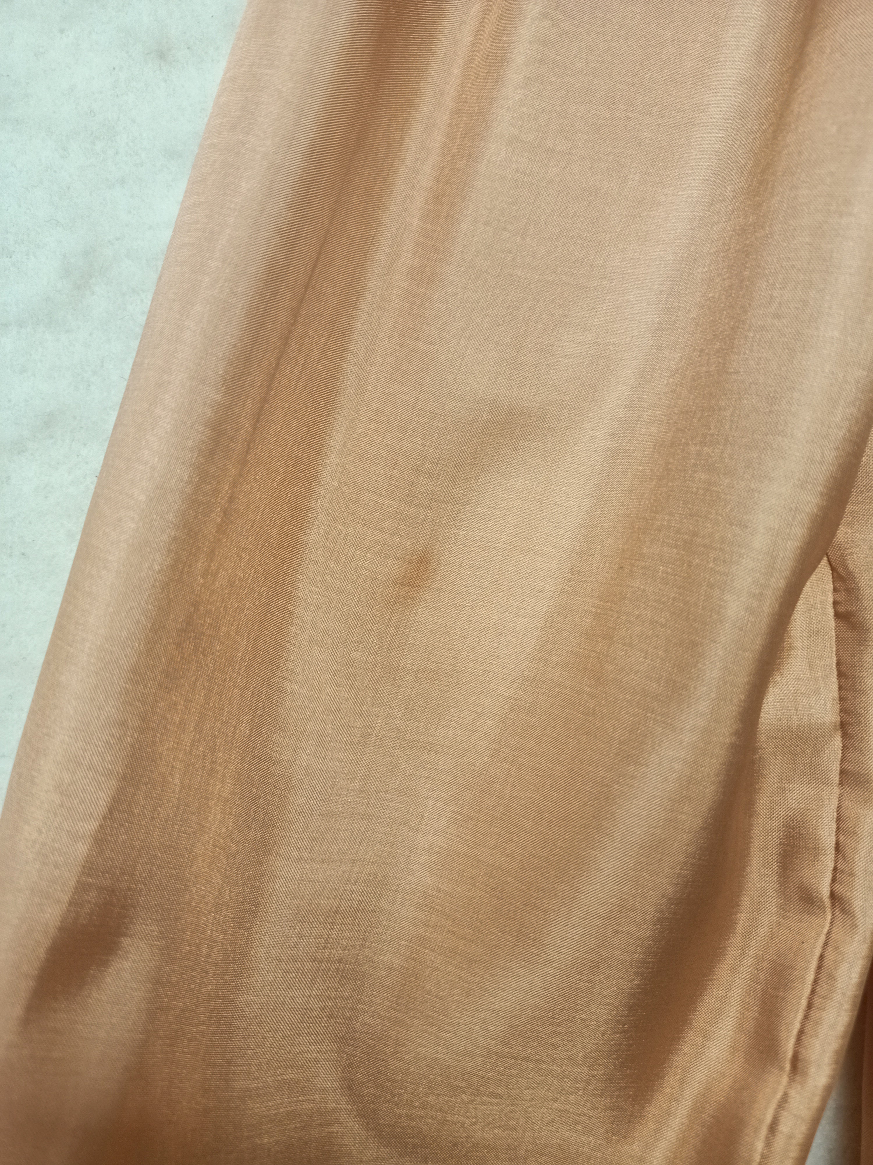 Vintage Apricot Satin Shirt