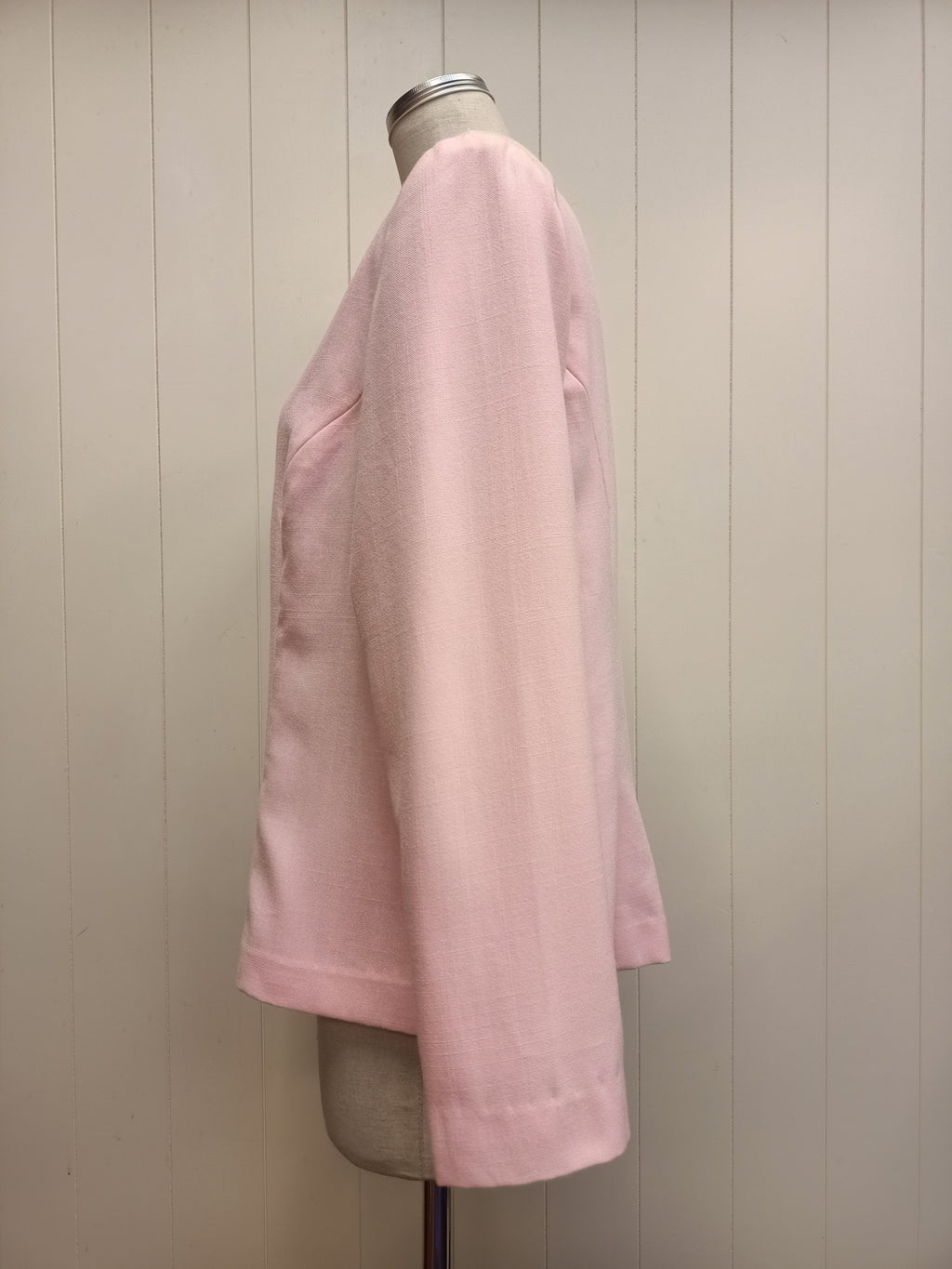 Vintage Pastel Pink Scallop Jacket