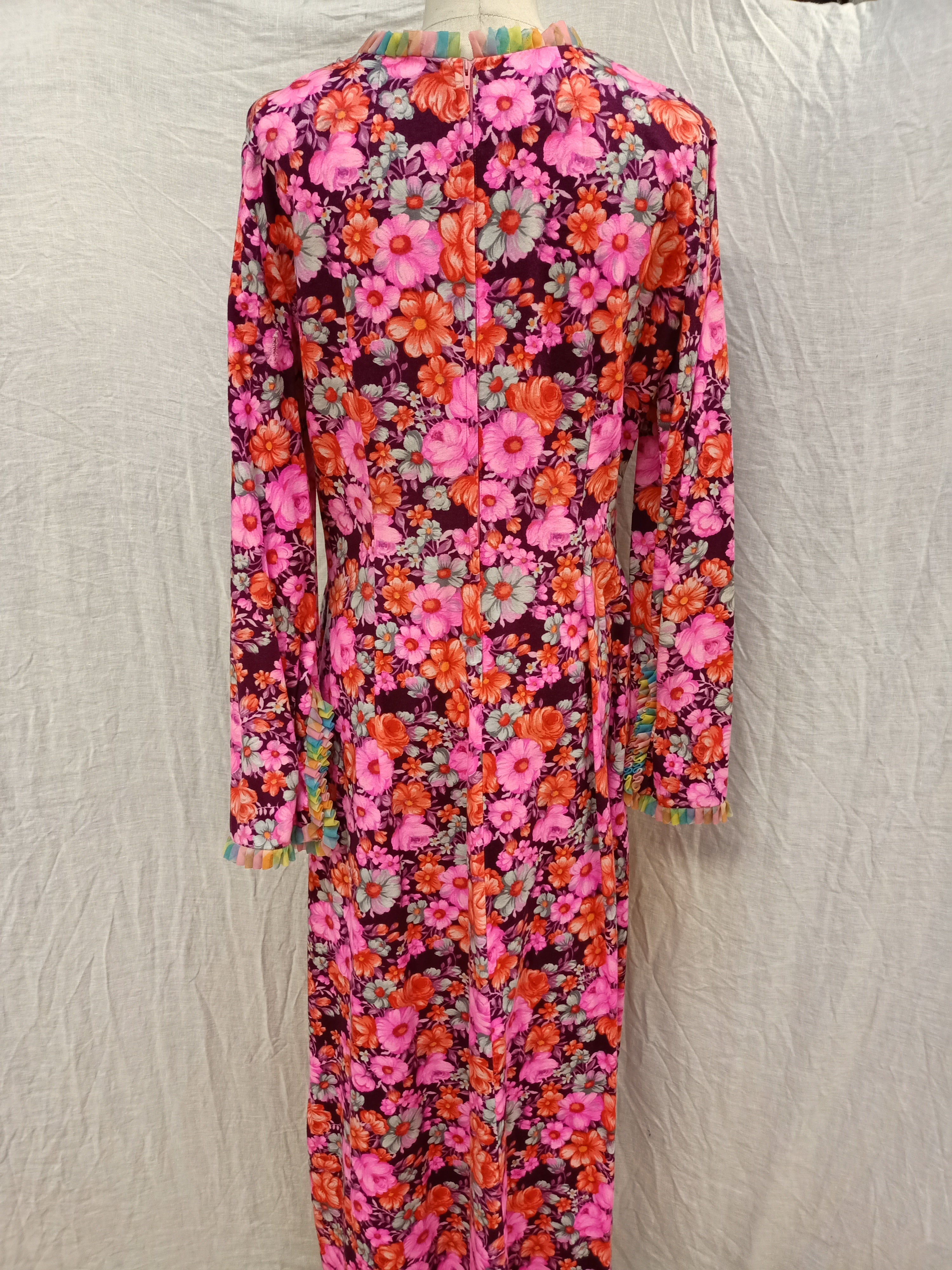 Vintage Pink Rainbow Dress