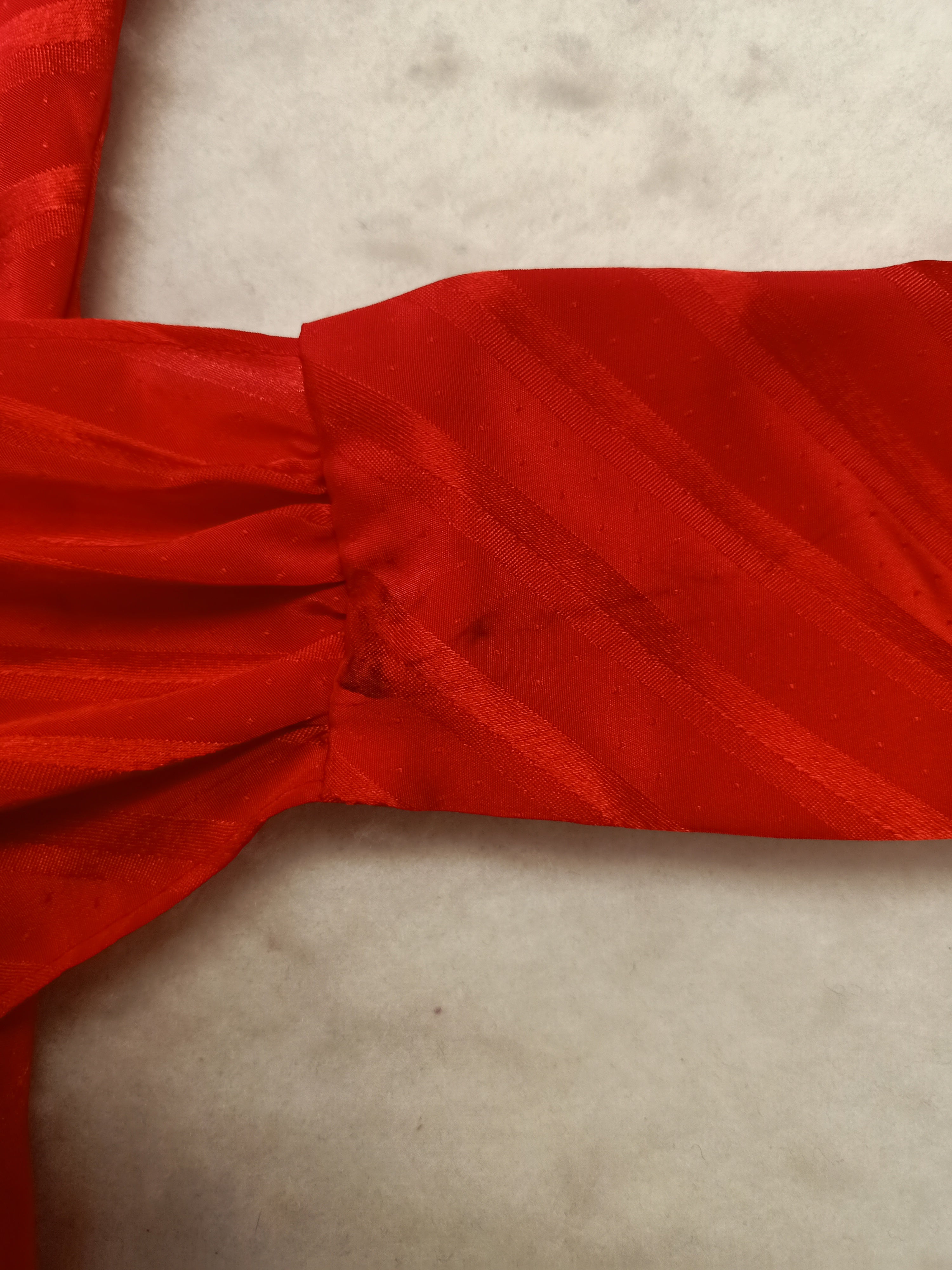 Vintage Lichfield Copperfield Satin Stripe Dress