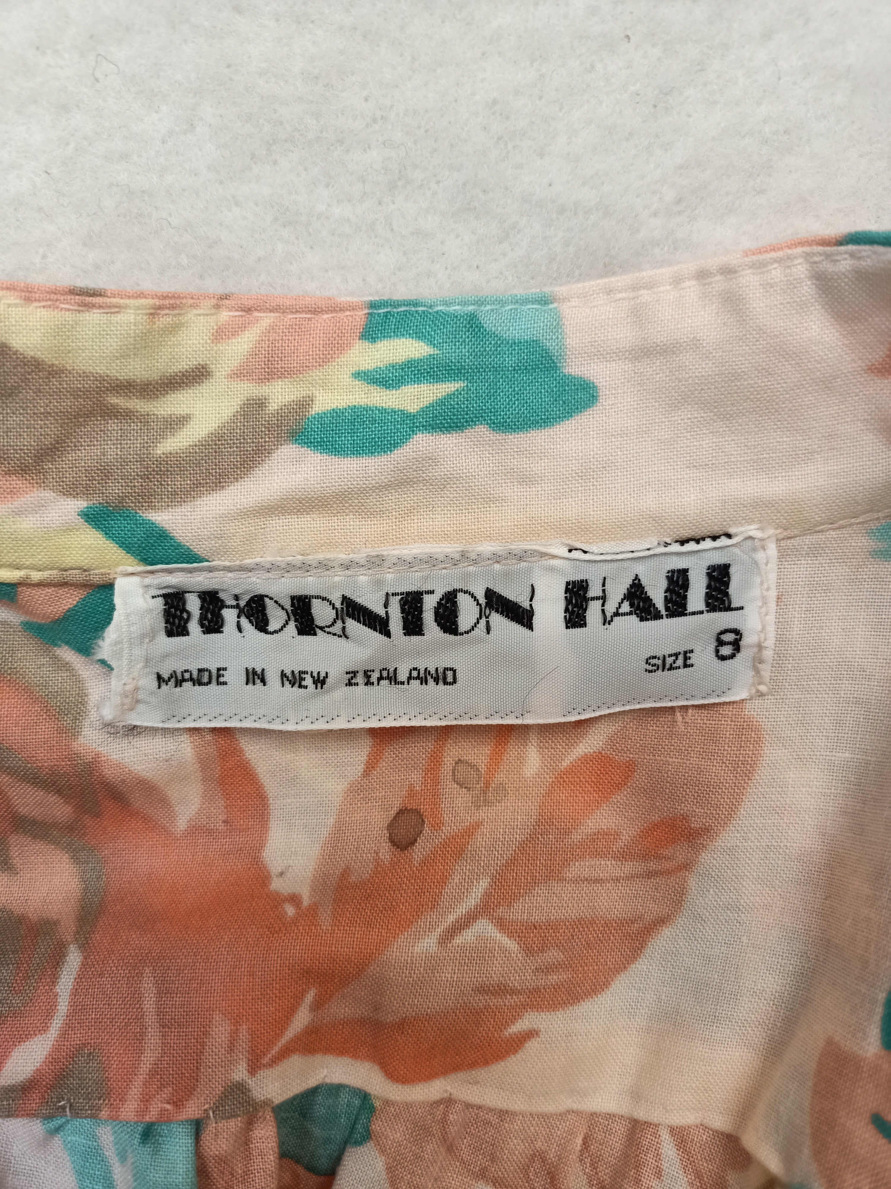 Vintage Thornton Hall Floral Dress