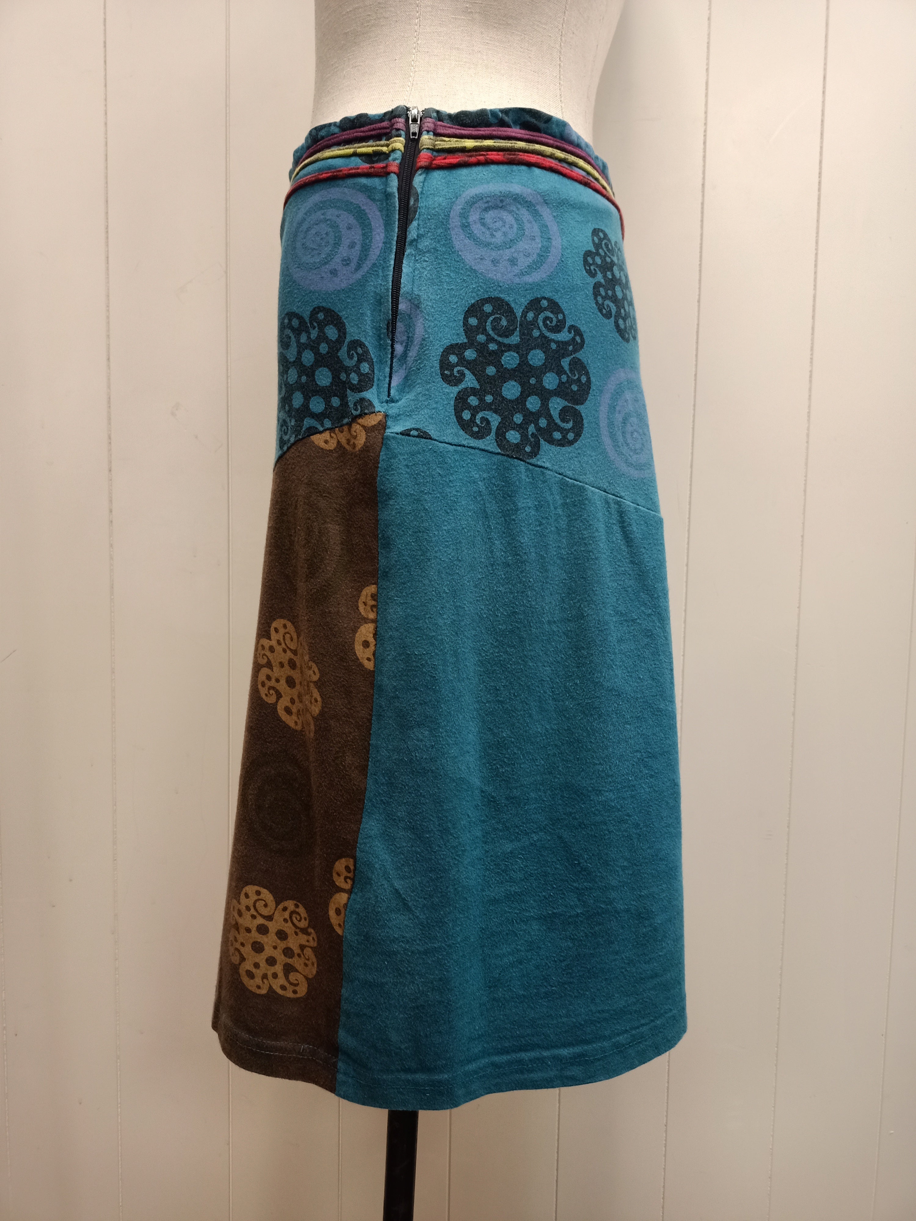 Om Shantipi Patchwork Skirt