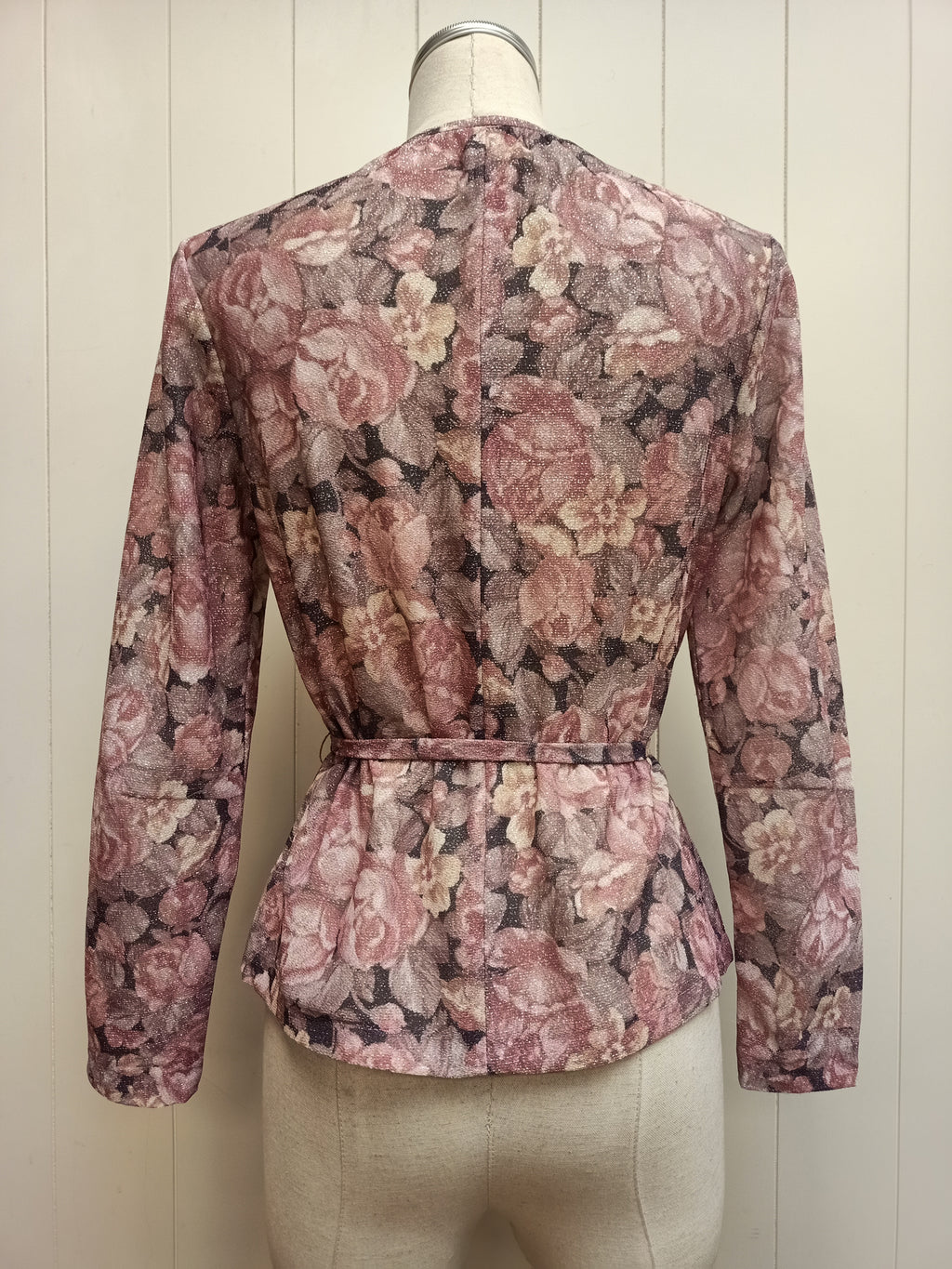 Vintage Sarah Leigh Floral Sparkle Co-Ord Set