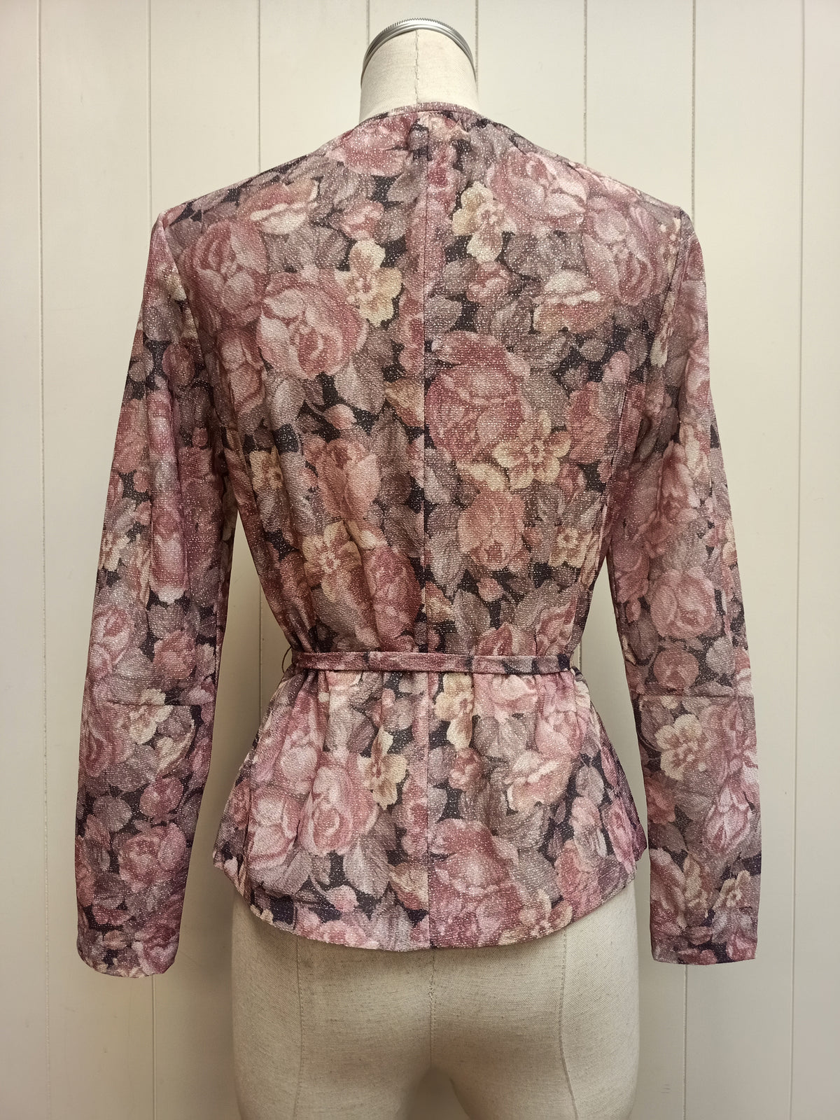 Vintage Sarah Leigh Floral Sparkle Co-Ord Set