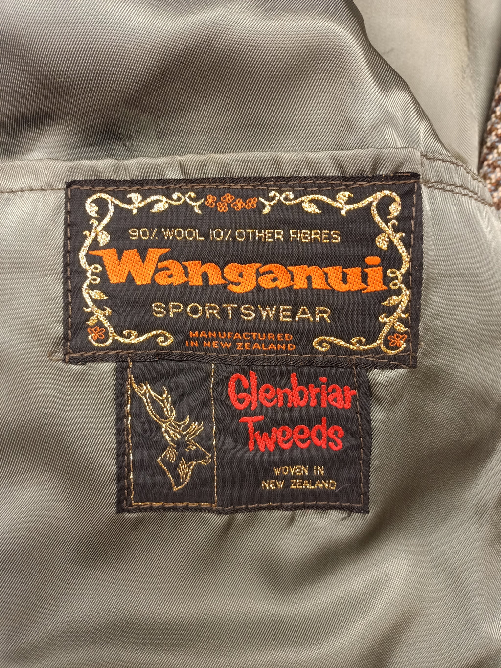 Vintage Mens Wanganui Sportswear Blazer