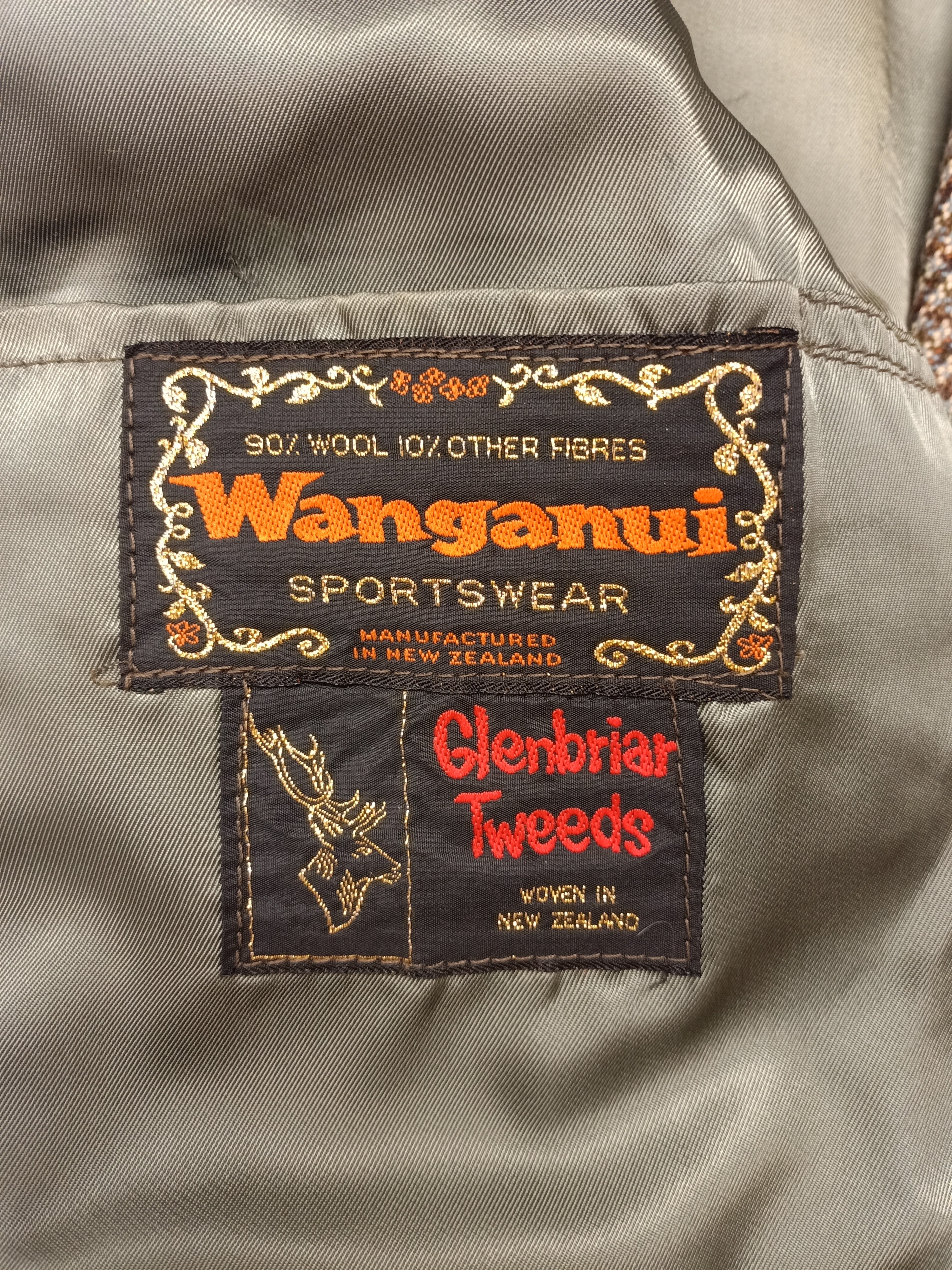 Vintage Mens Wanganui Sportswear Blazer