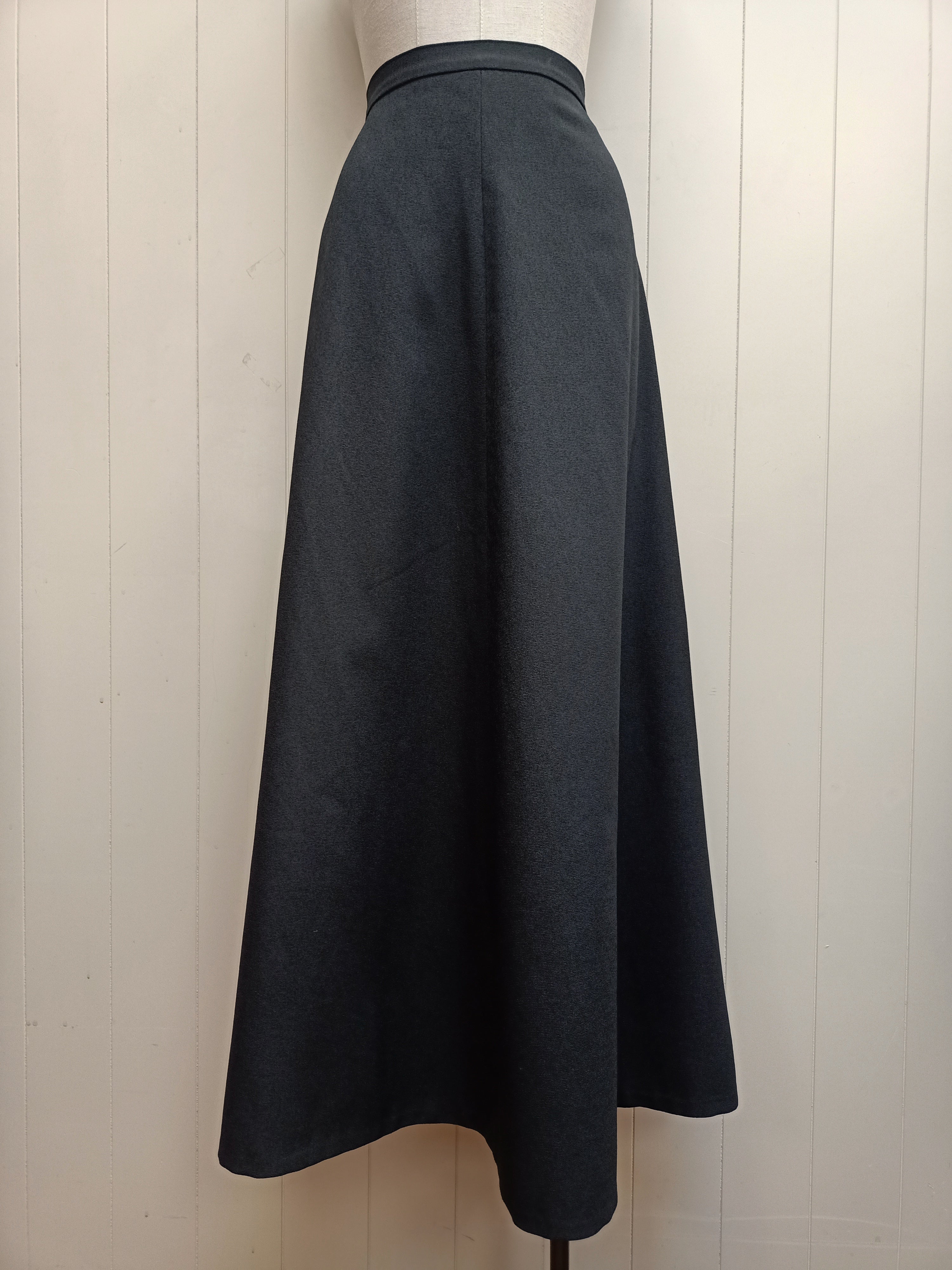 Vintage Black Maxi Skirt