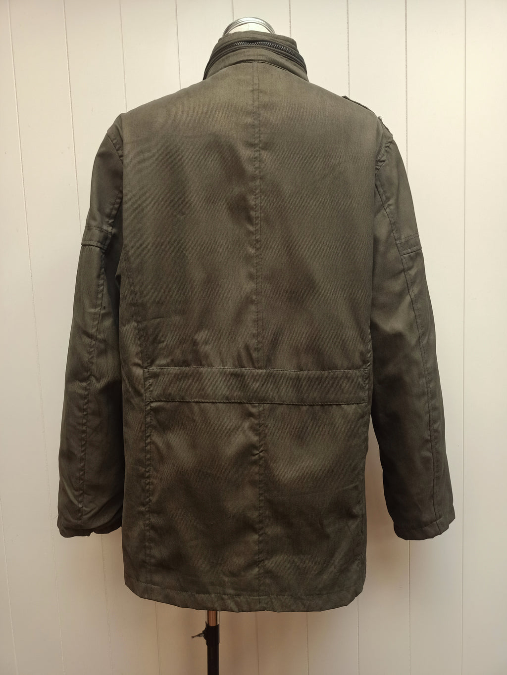 Dark Khaki Green Parka Jacket