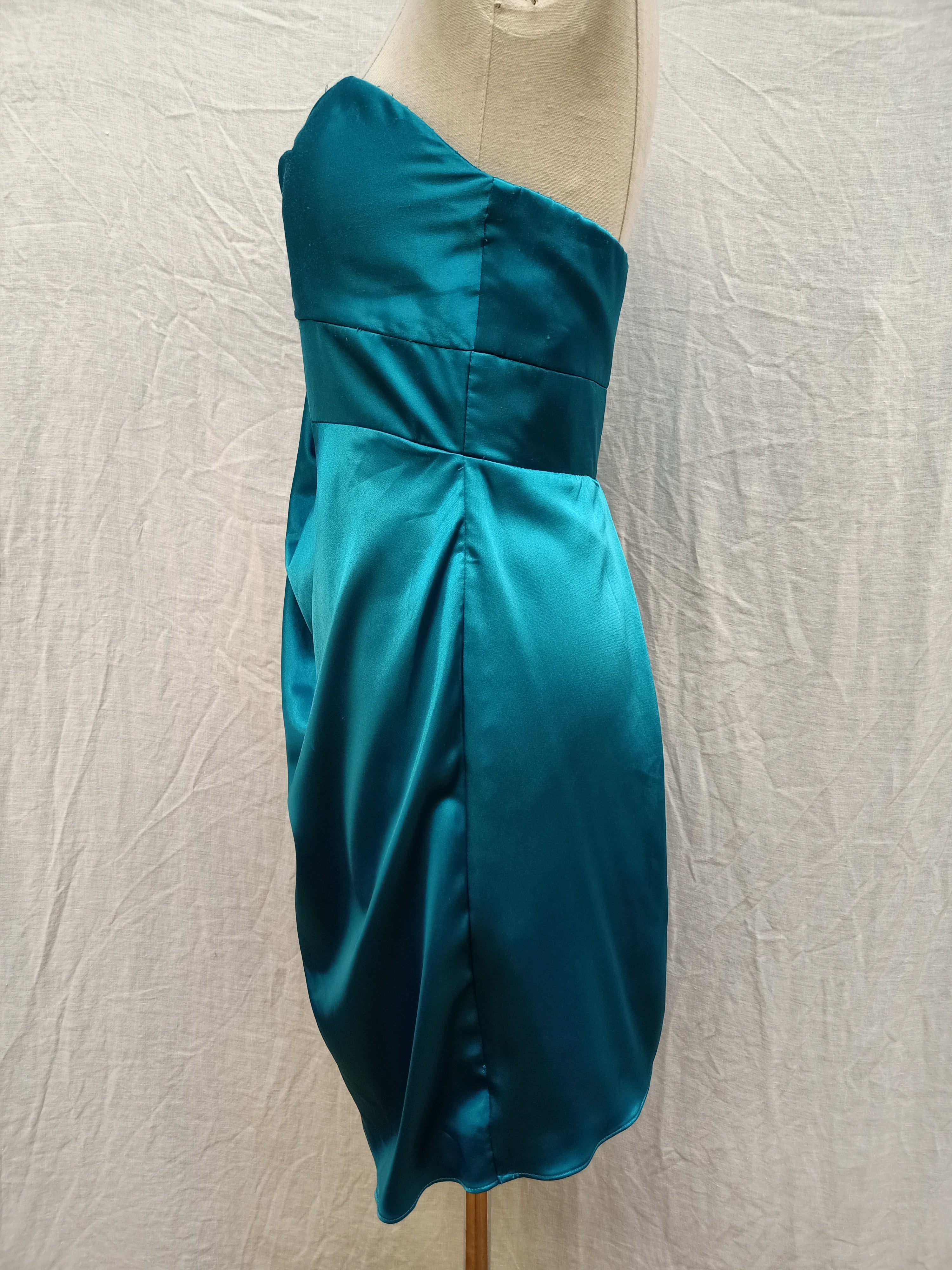 Mei Mei Satin Draped Dress