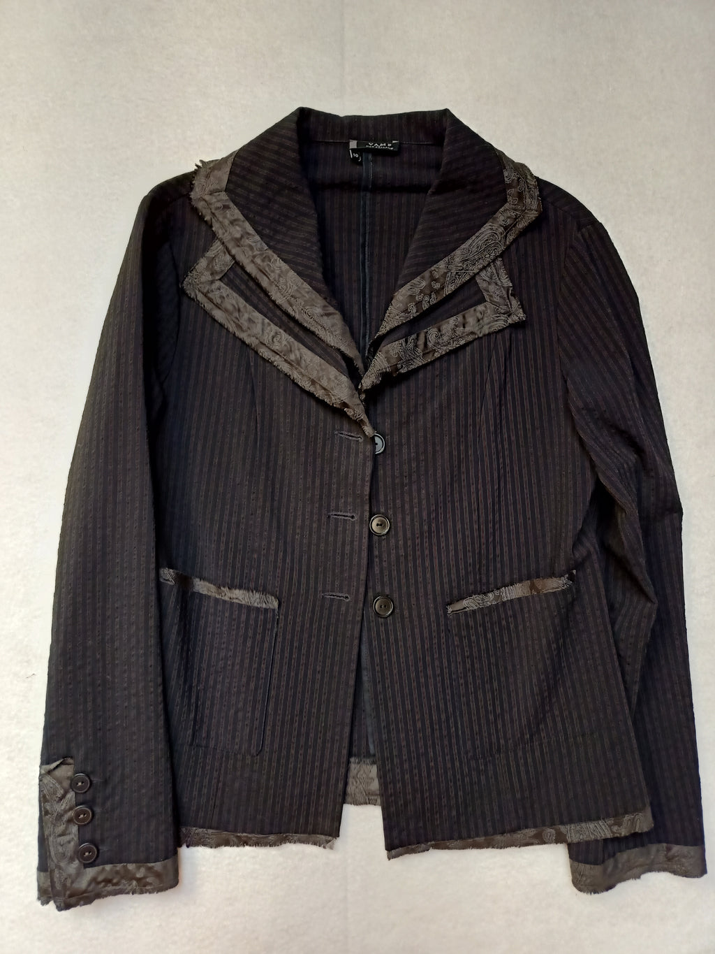 Paisley & Striped Blazer