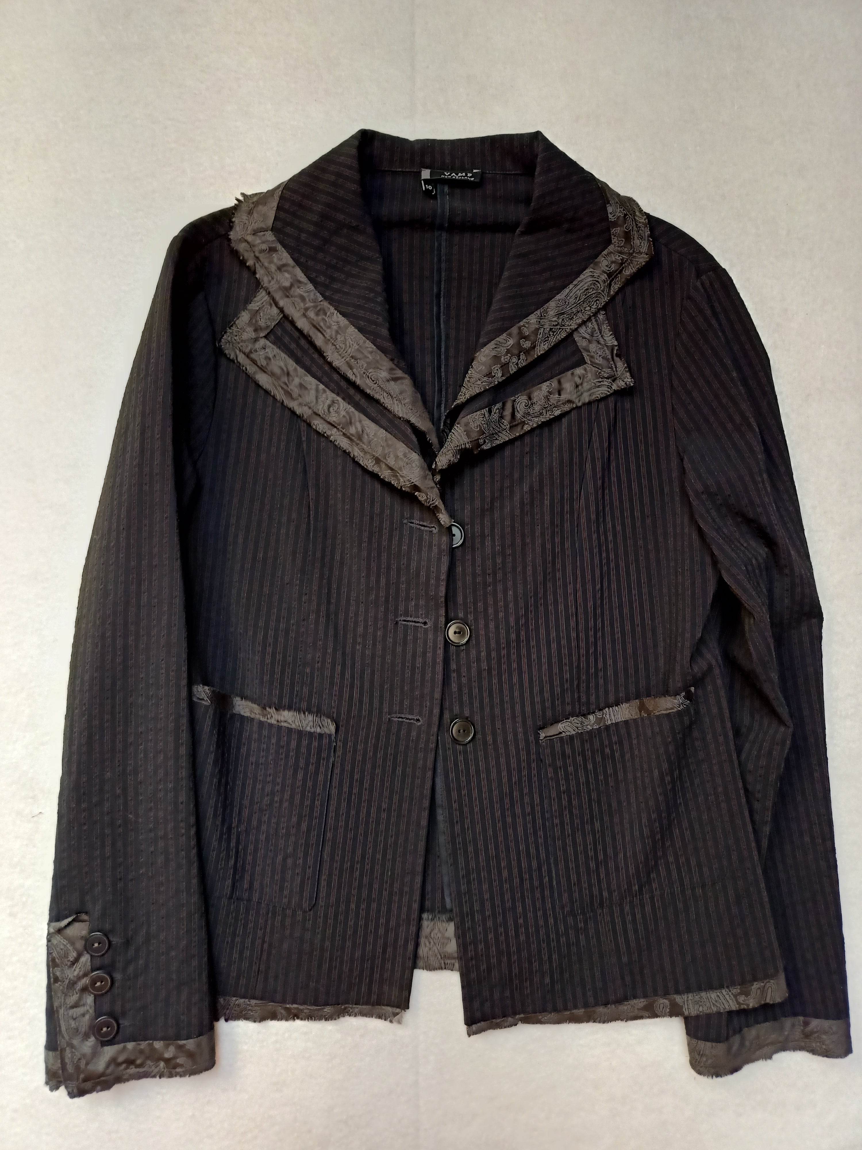 Paisley & Striped Blazer