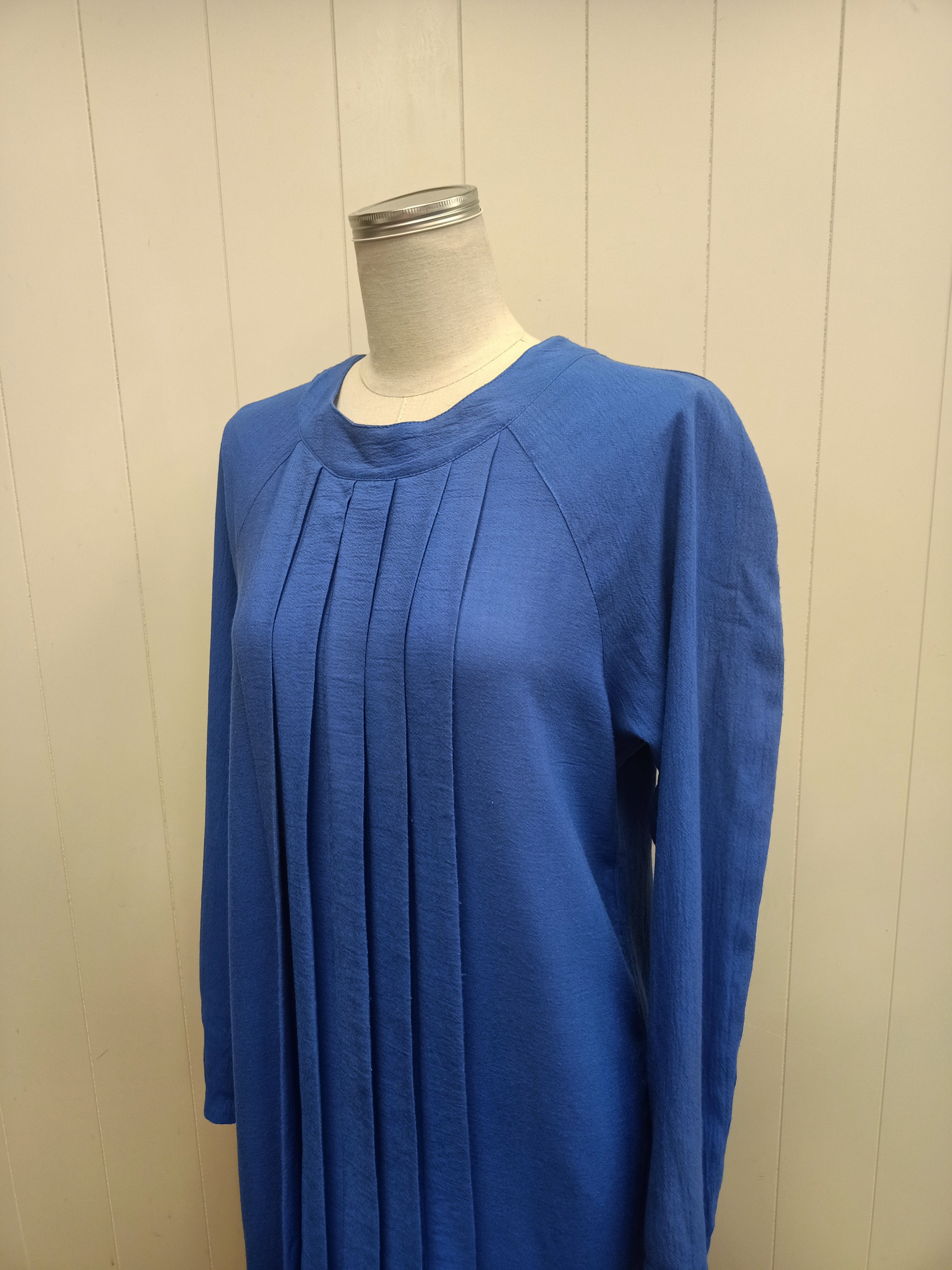 Vintage Blue Drop Waist Dress