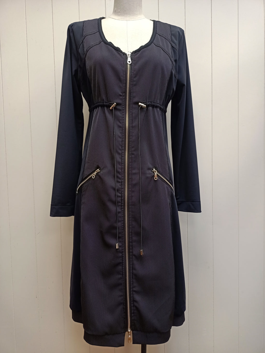 Calico Pinstripe Dress
