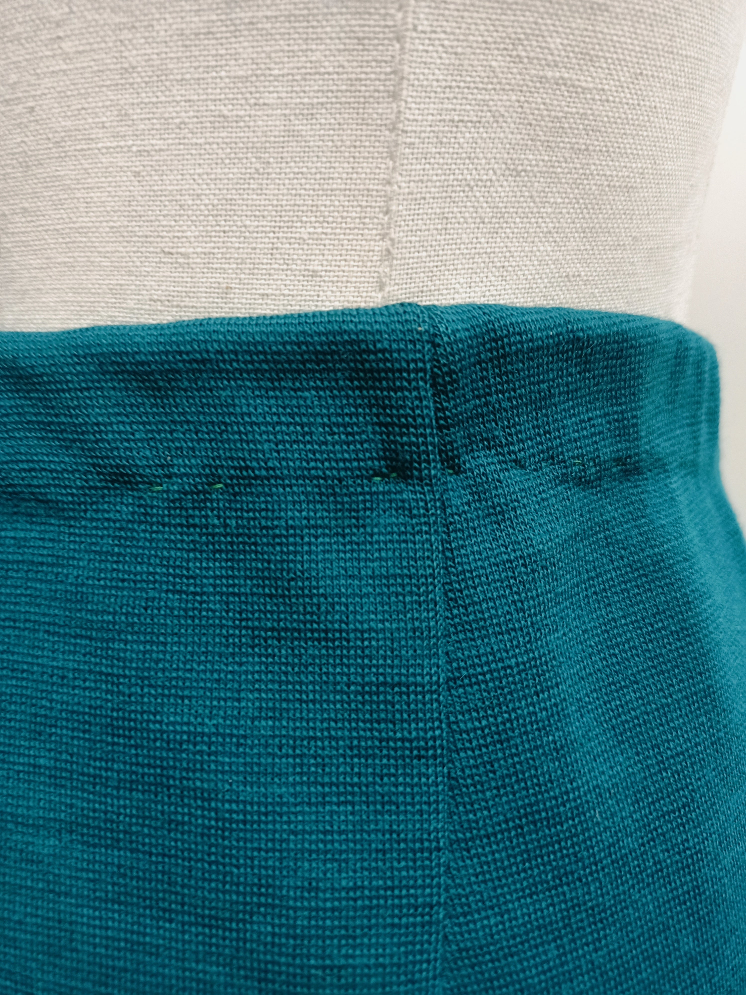 Vintage Teal Stretch Pants