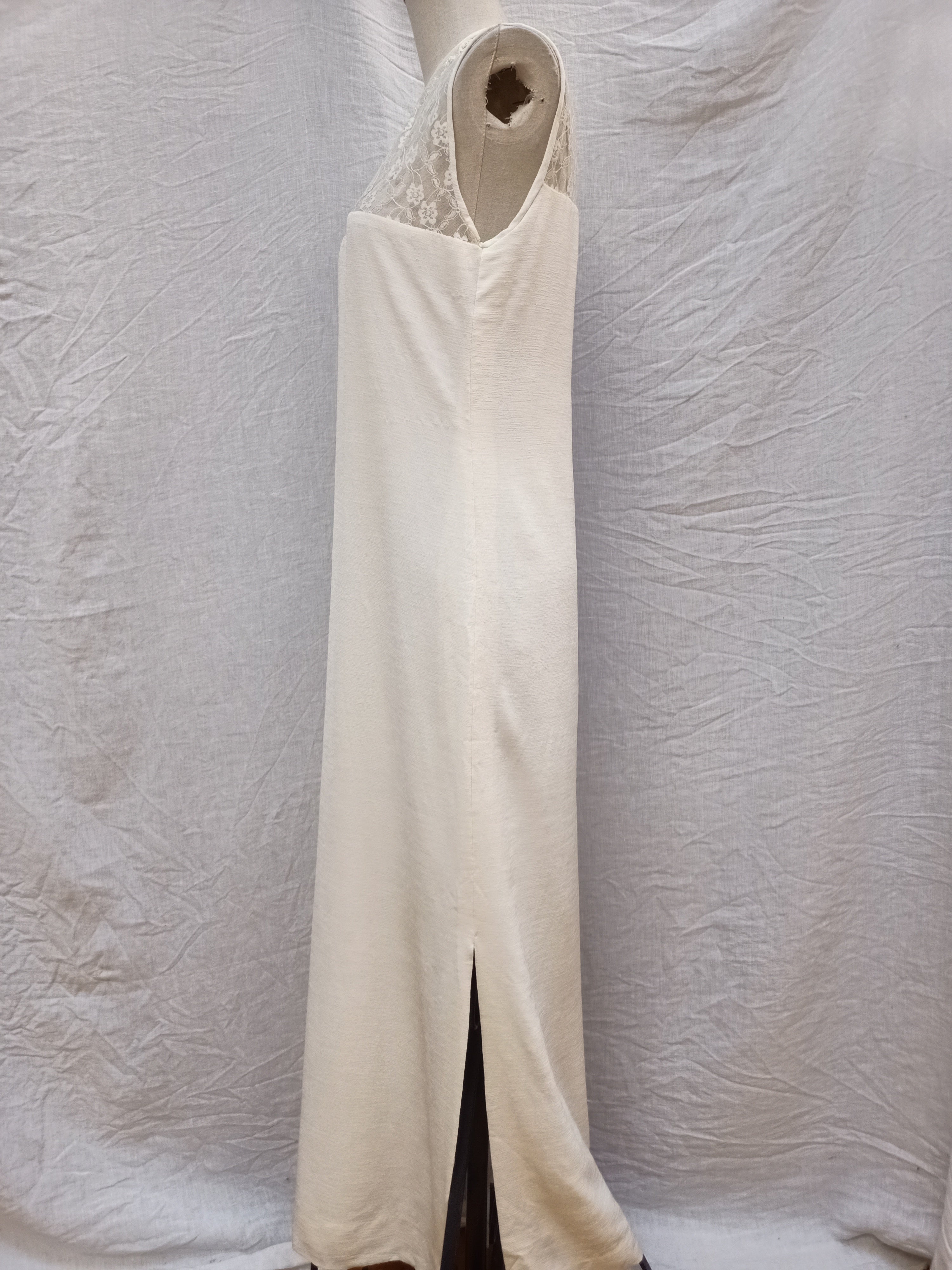 Vintage Lace Cream Dress