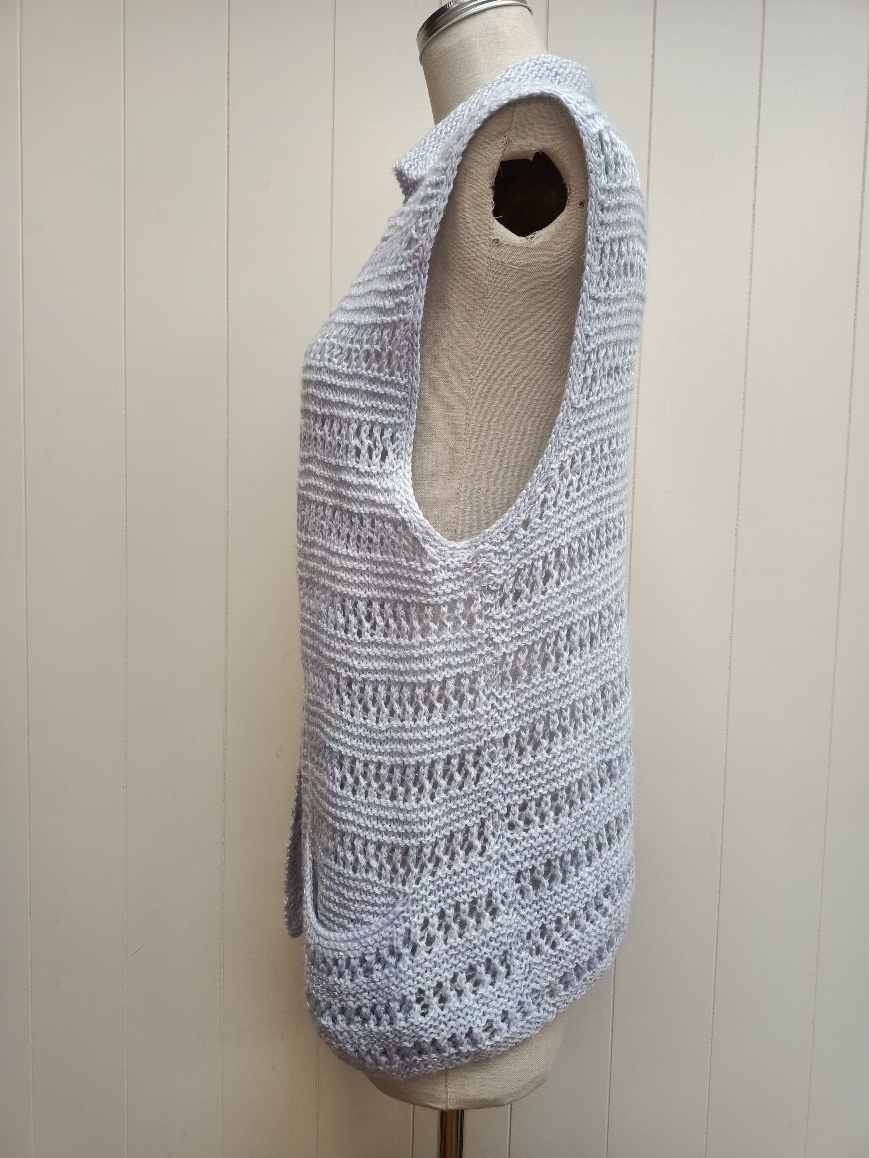 Vintage Pastel Knit Vest