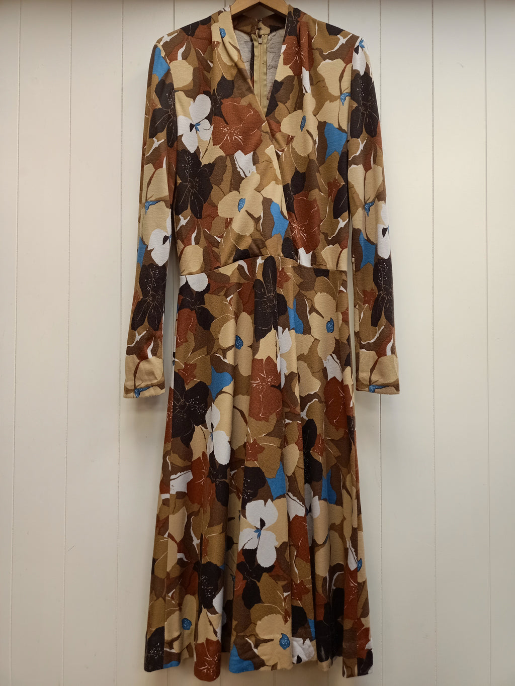 Vintage Muted Floral Dress