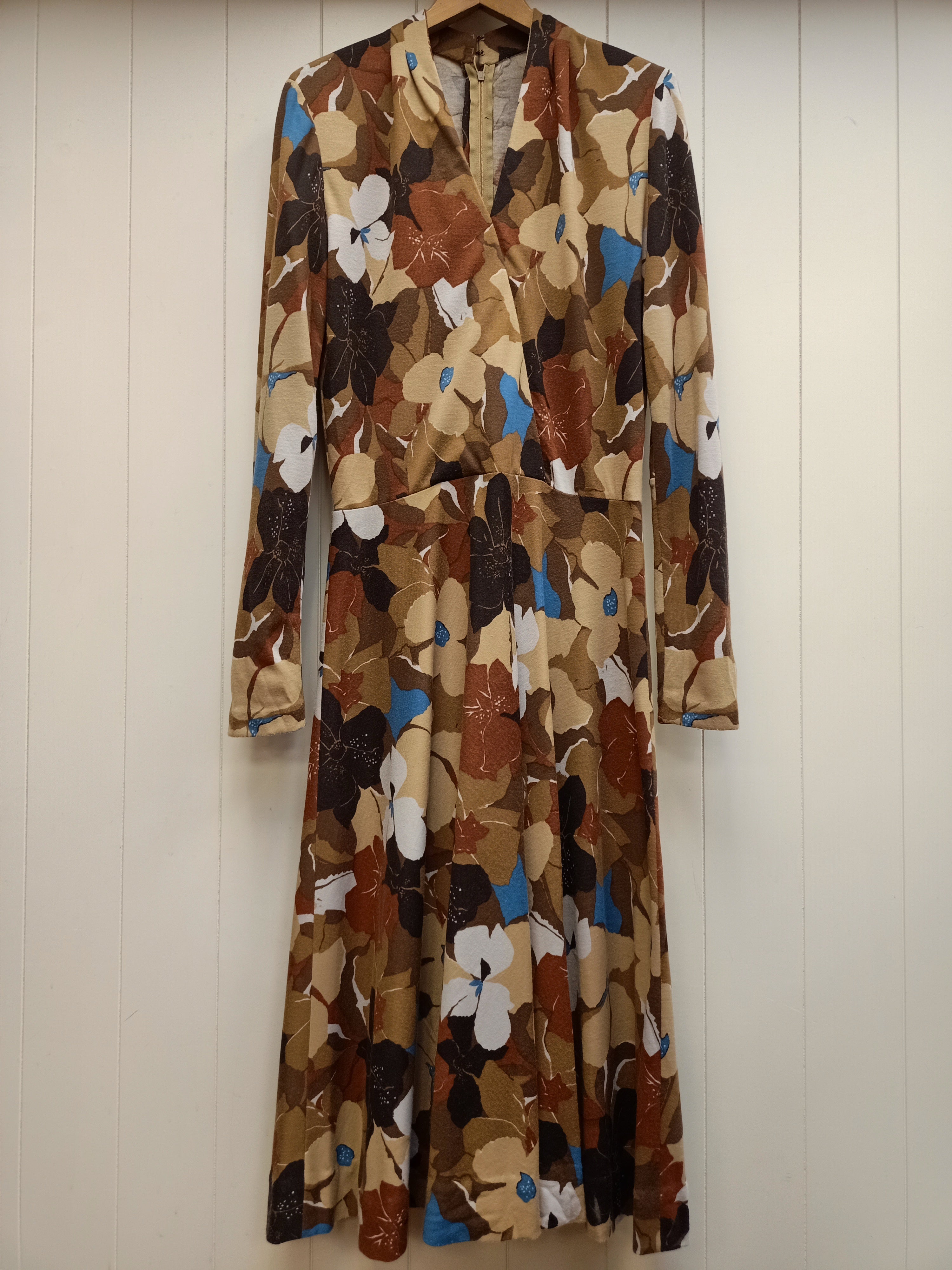Vintage Muted Floral Dress