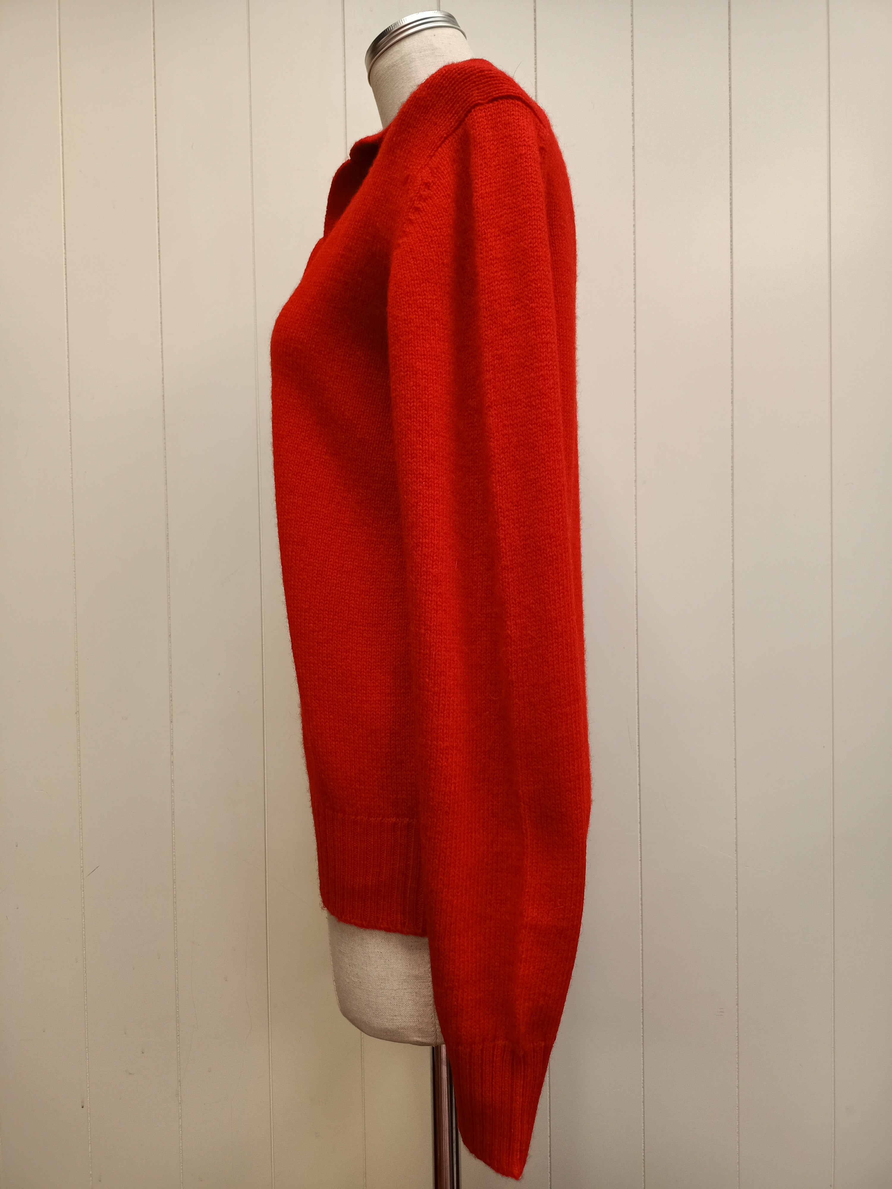 Vintage Red Knit Sweater