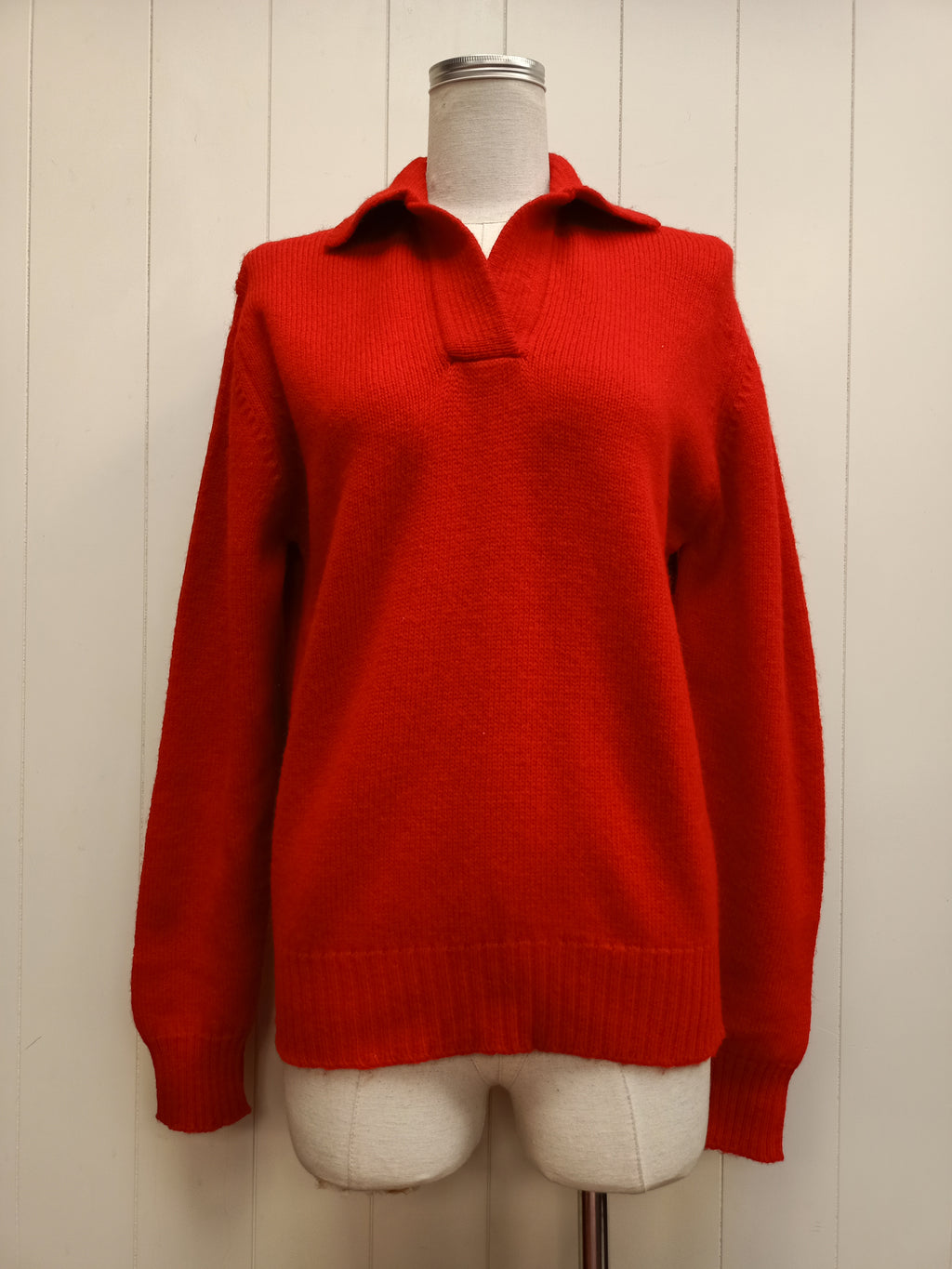 Vintage Red Knit Sweater