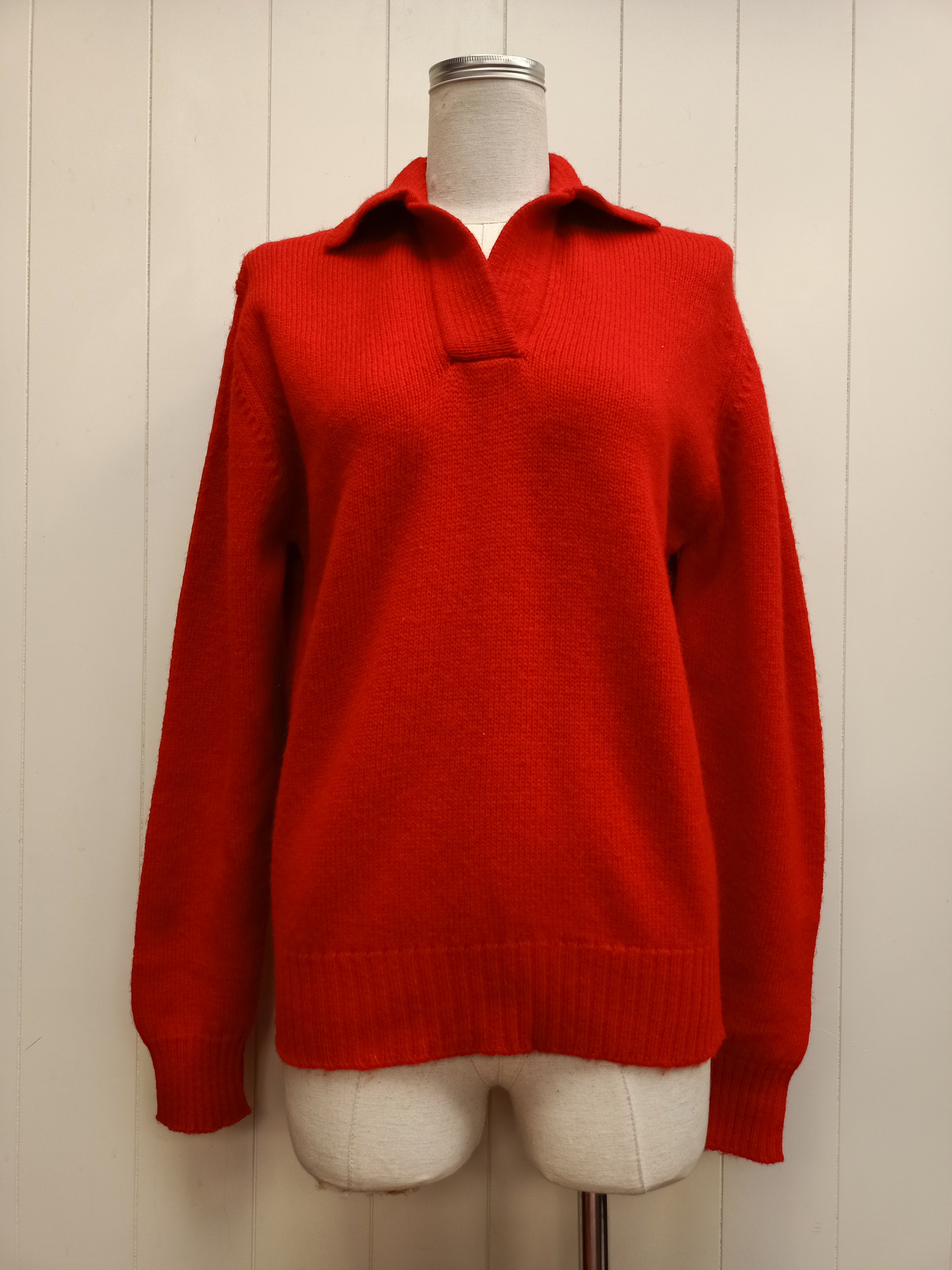 Vintage Red Knit Sweater
