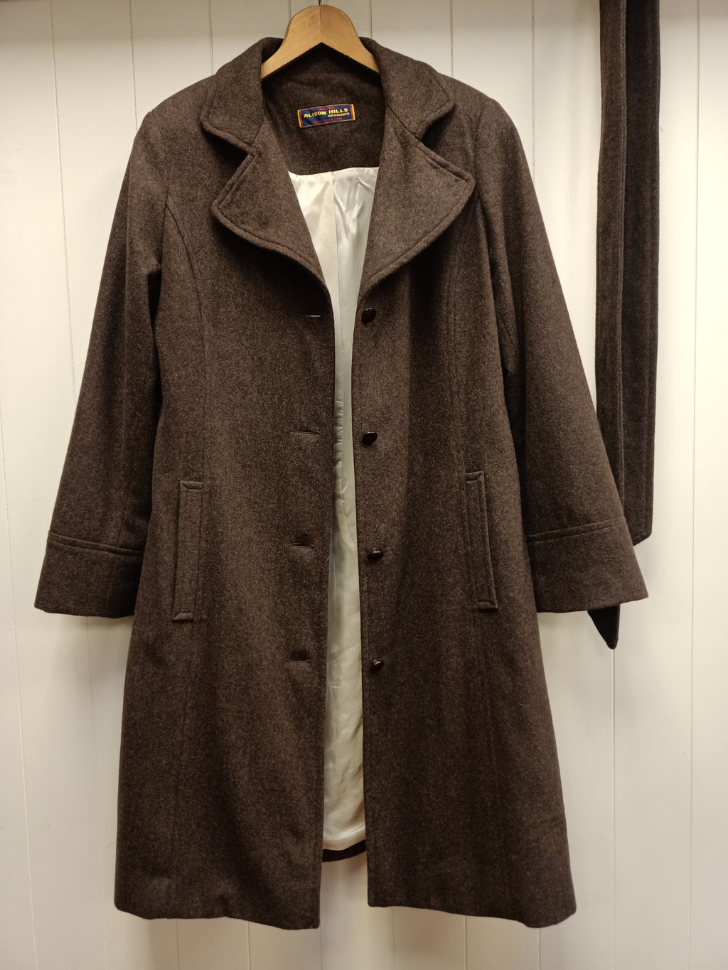 Vintage Alison Hills Brown Coat