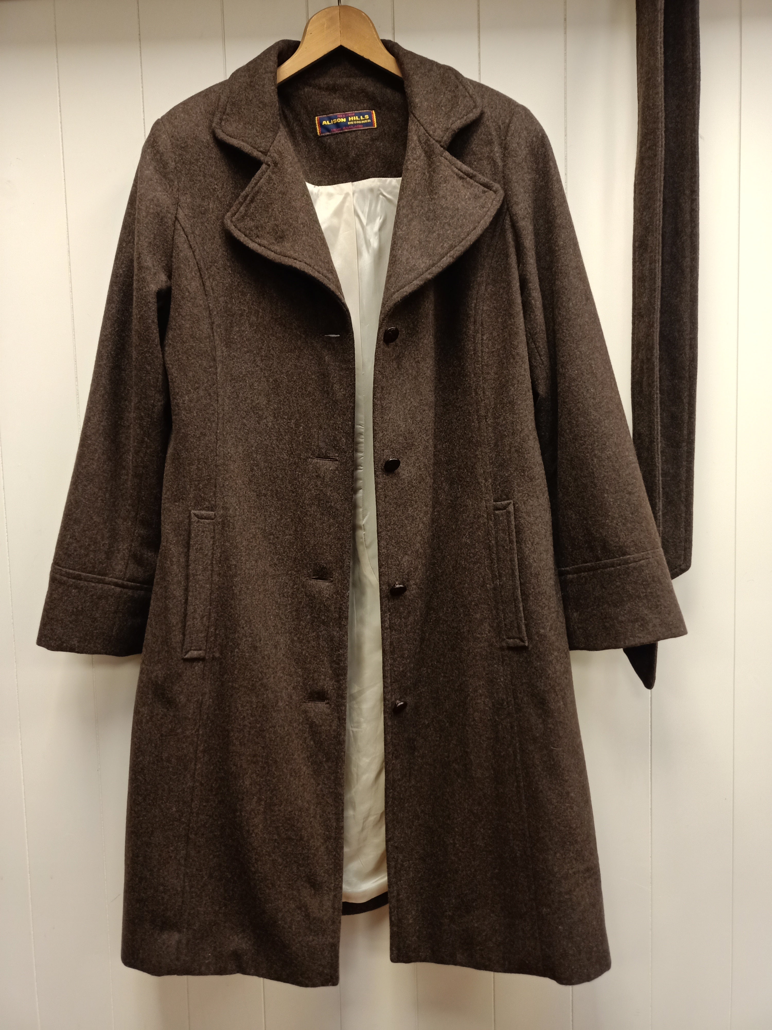 Vintage Alison Hills Brown Coat