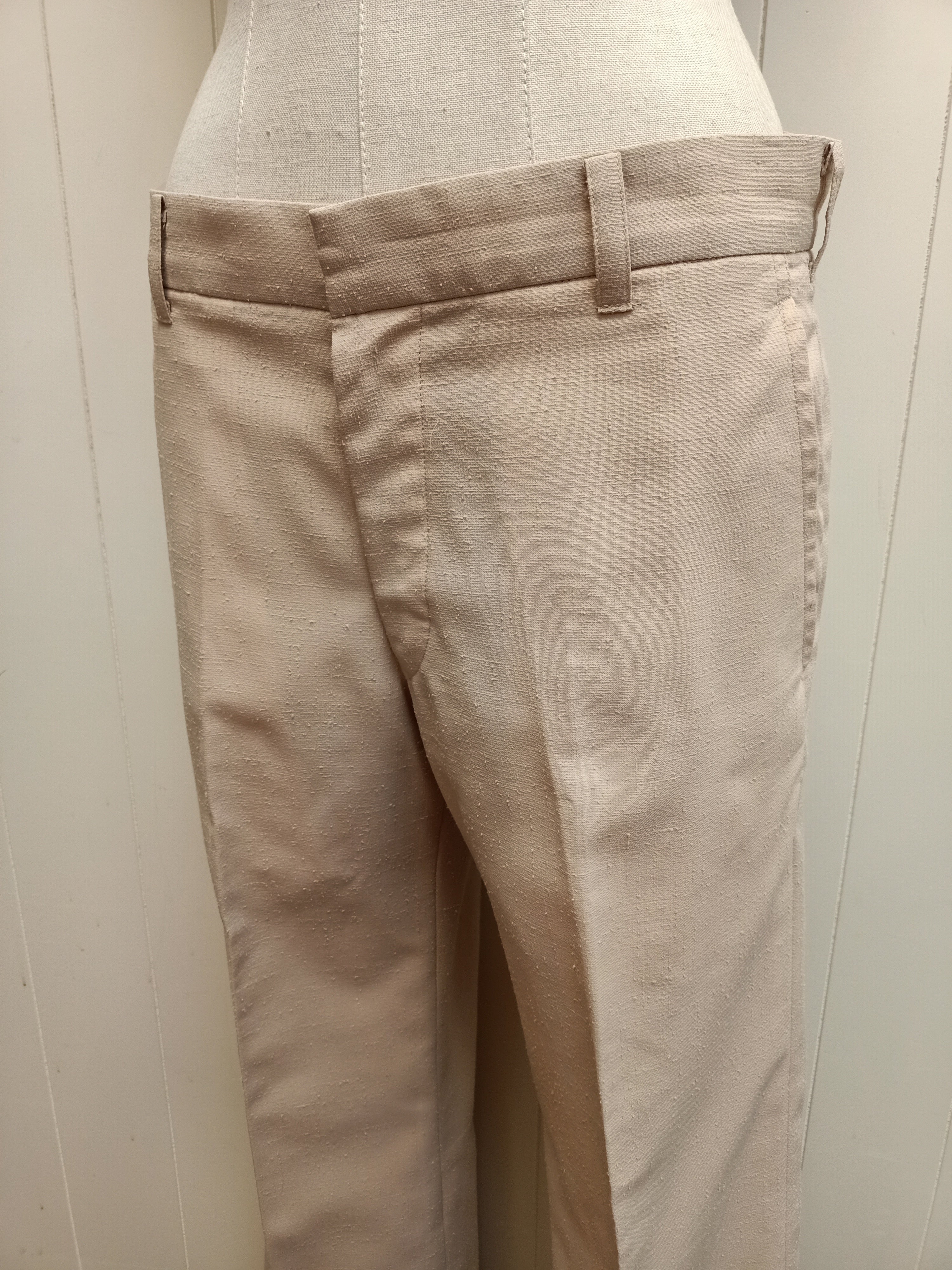 Vintage Mens Best Men Tailer Slub Pants