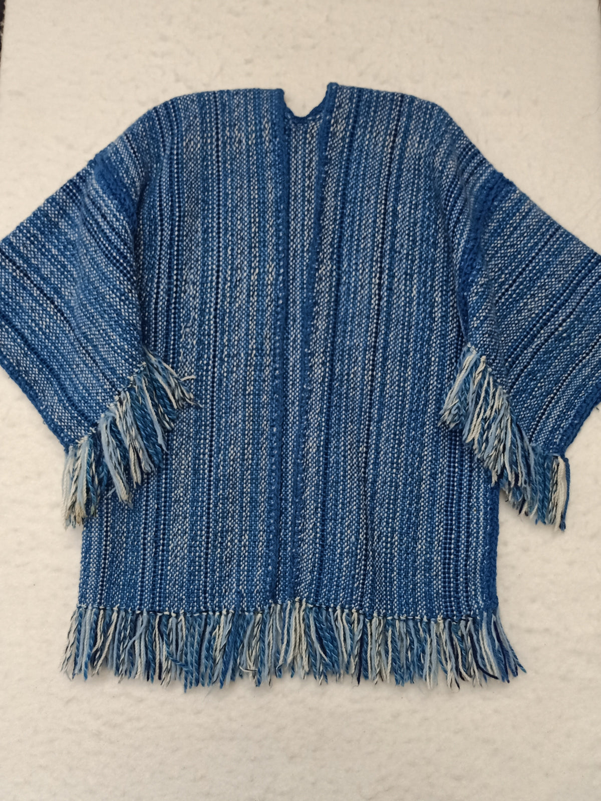 Vintage Blue Yarn Weave Jacket