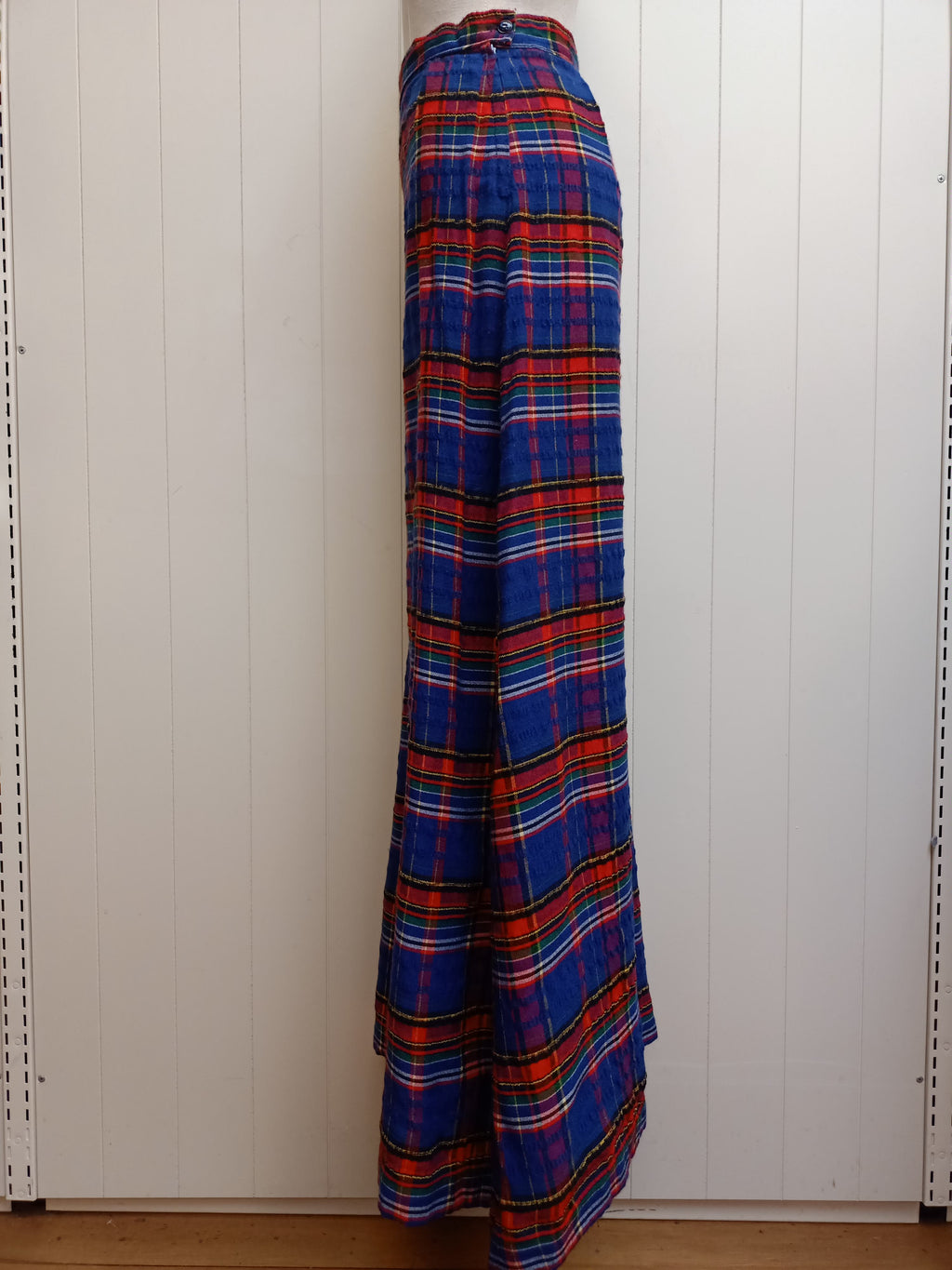 Vintage Hager Tartan Maxi Skirt
