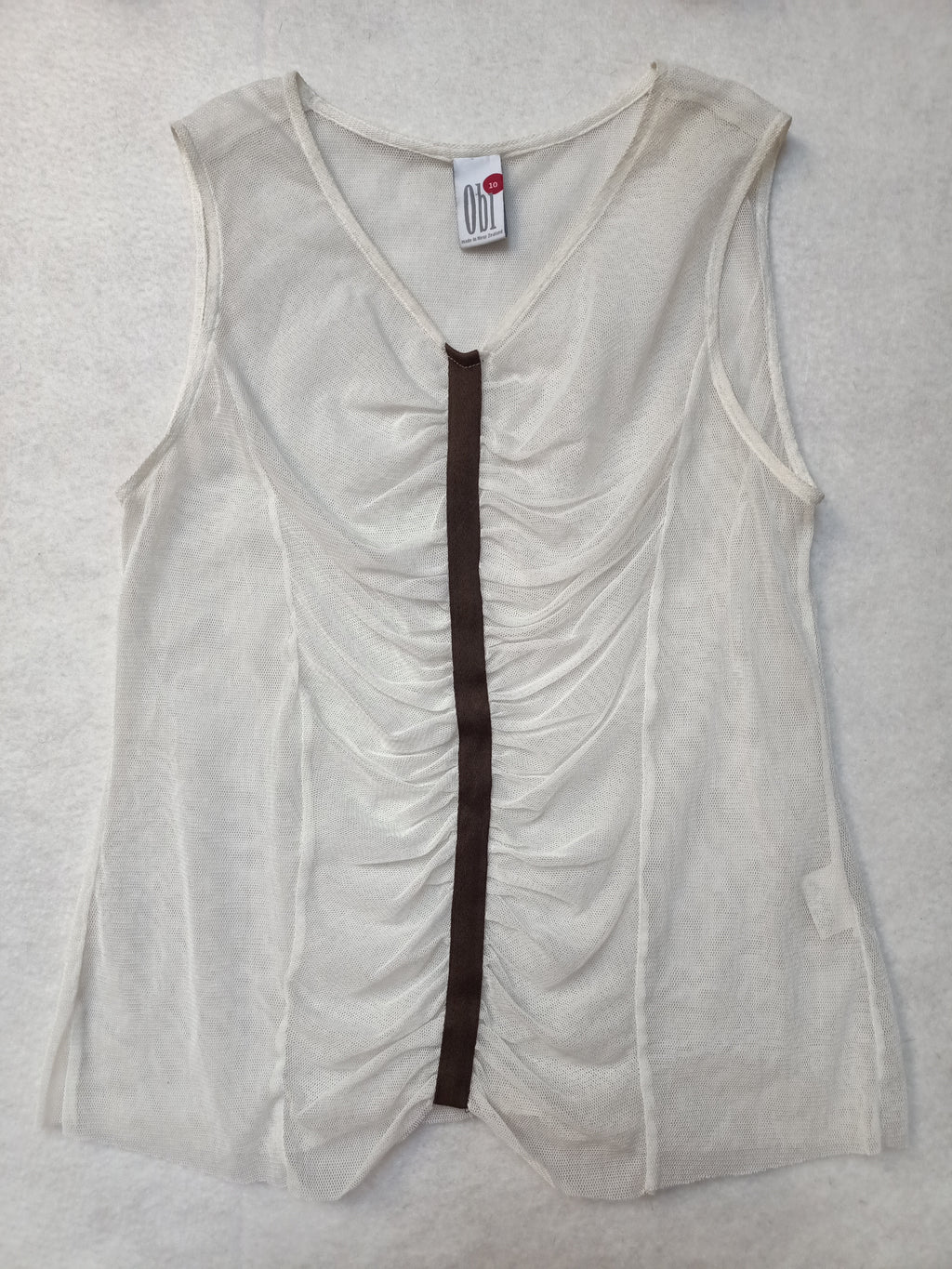 Cotton Mesh Shirt