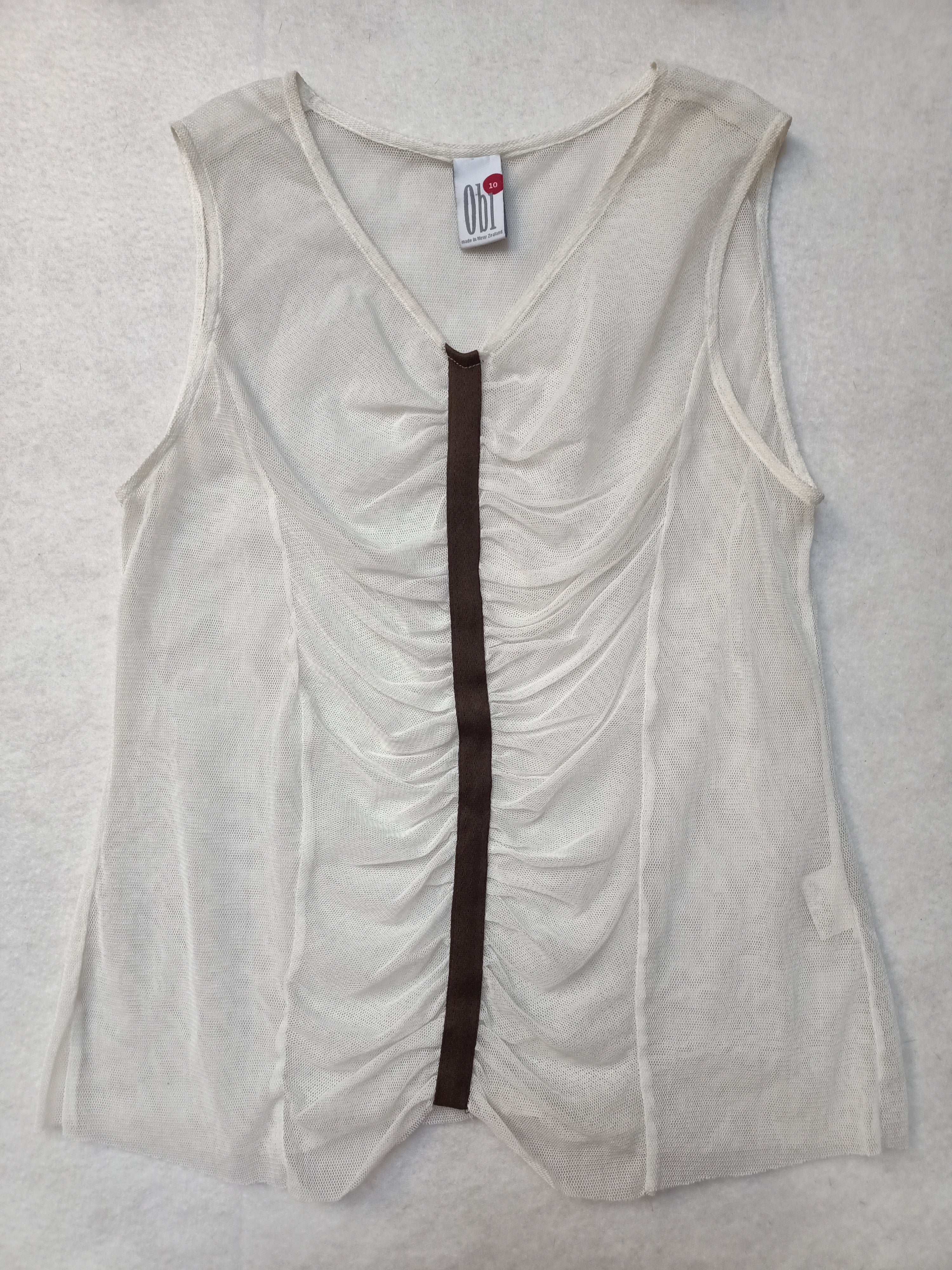 Cotton Mesh Shirt