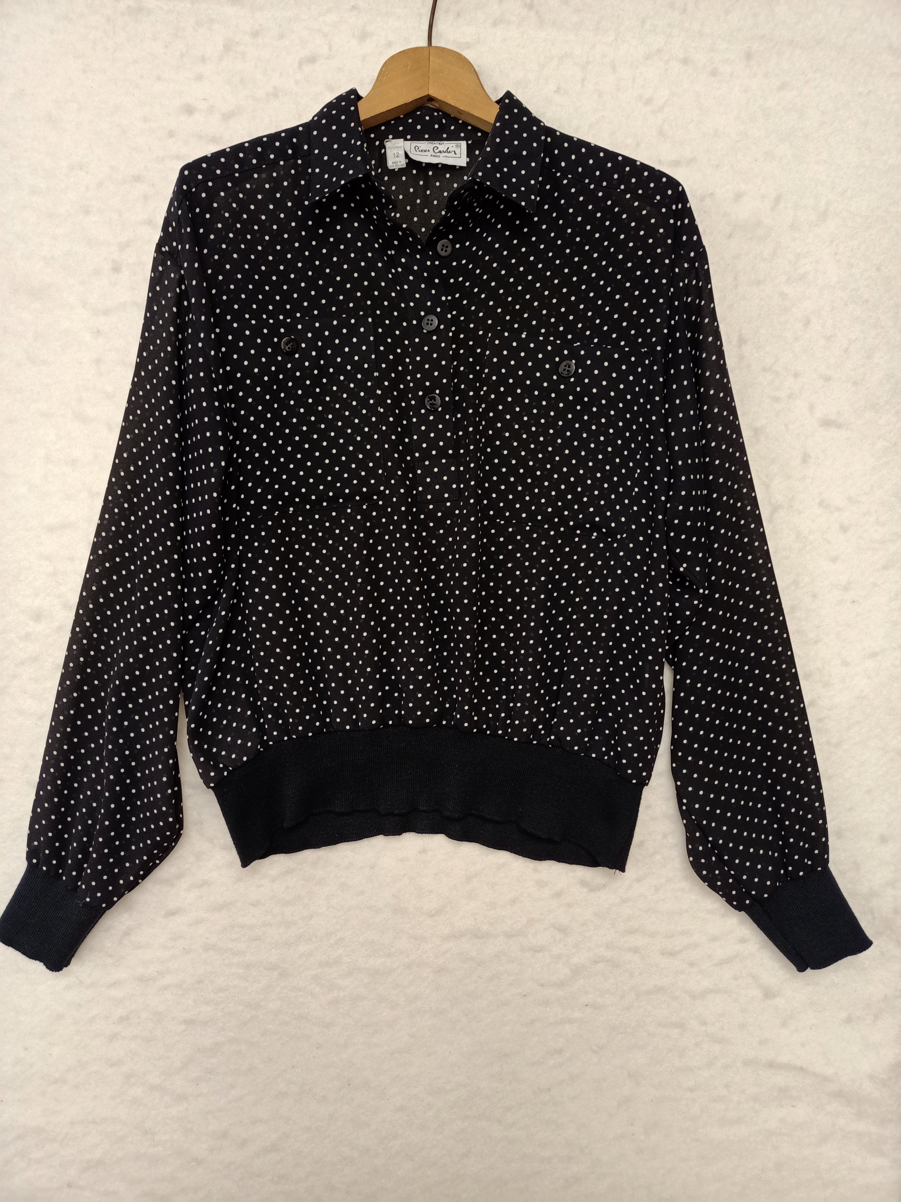 Vintage Pierre Cardin Polka Dot Shirt