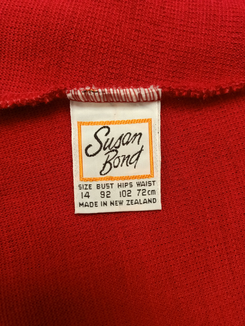 Vintage Susan Bond Red Skirt