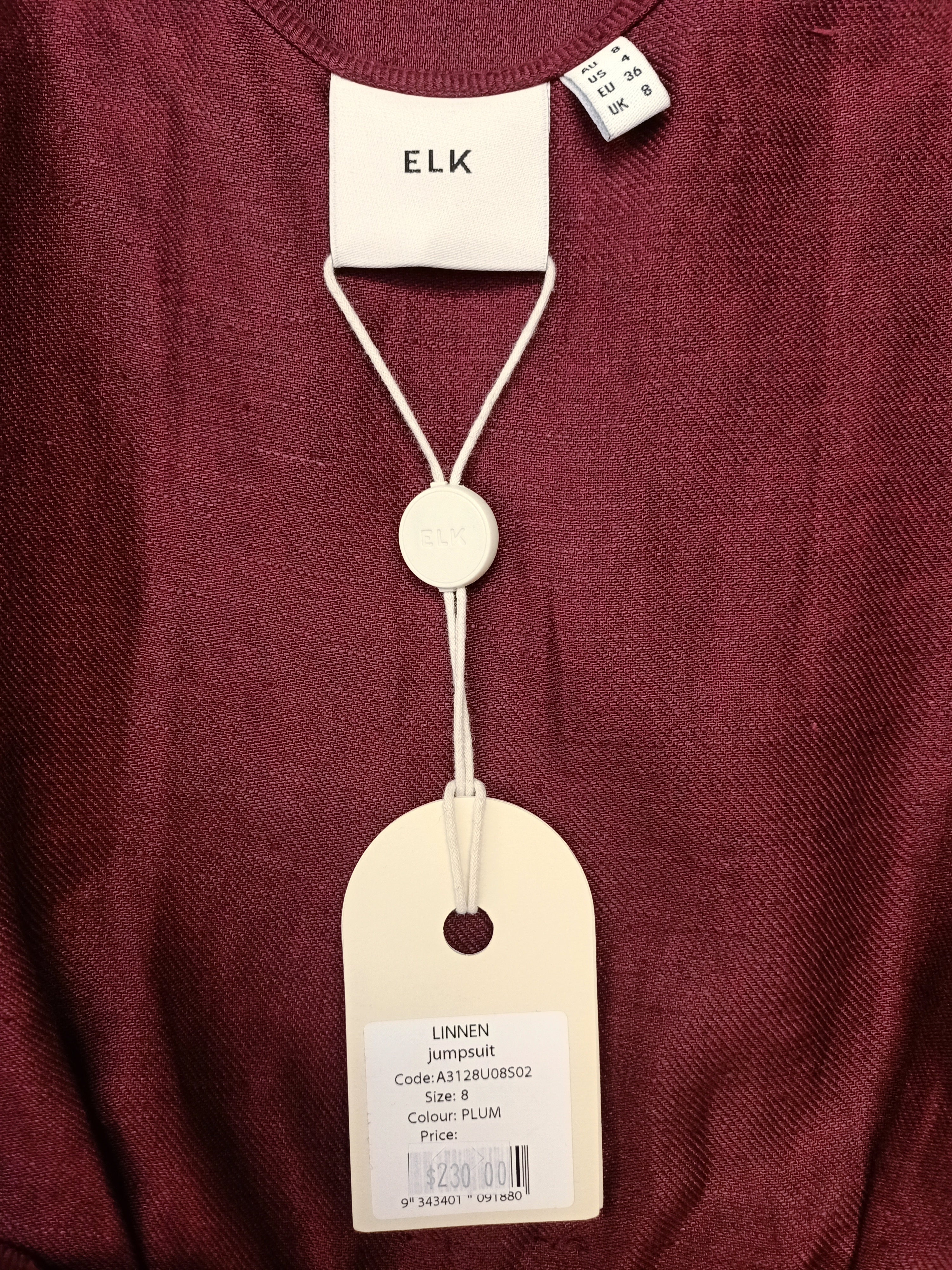 Elk Burgundy Jumpsuit
