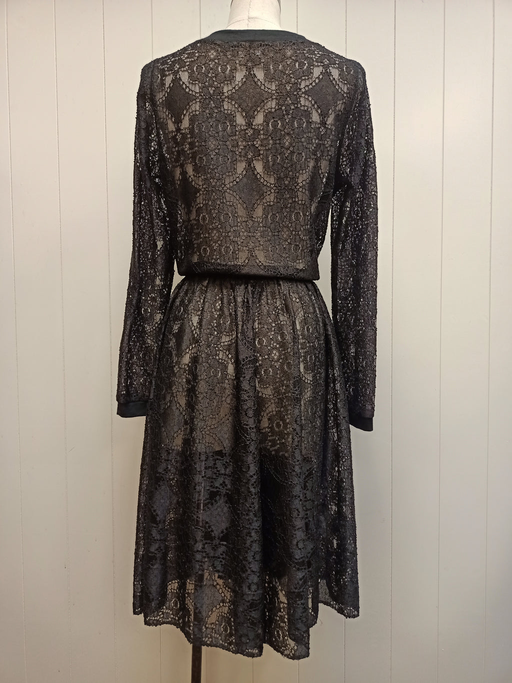 Liann Bellis Black Lace Dress